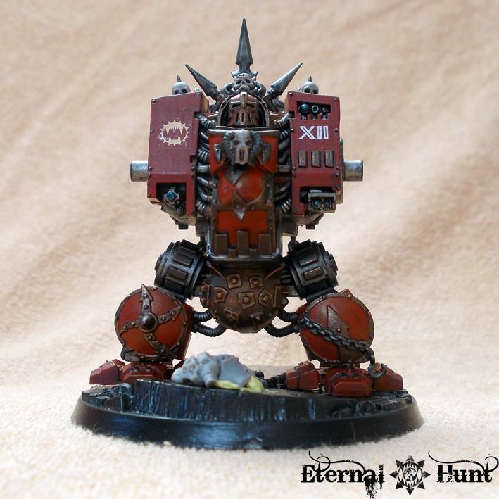 Chaos, Chaos Space Marines, Dreadnought, Helbrute, Khorne, Khorne's Eternal Hunt, Warhammer 40,000, Work In Progress, World Eaters
