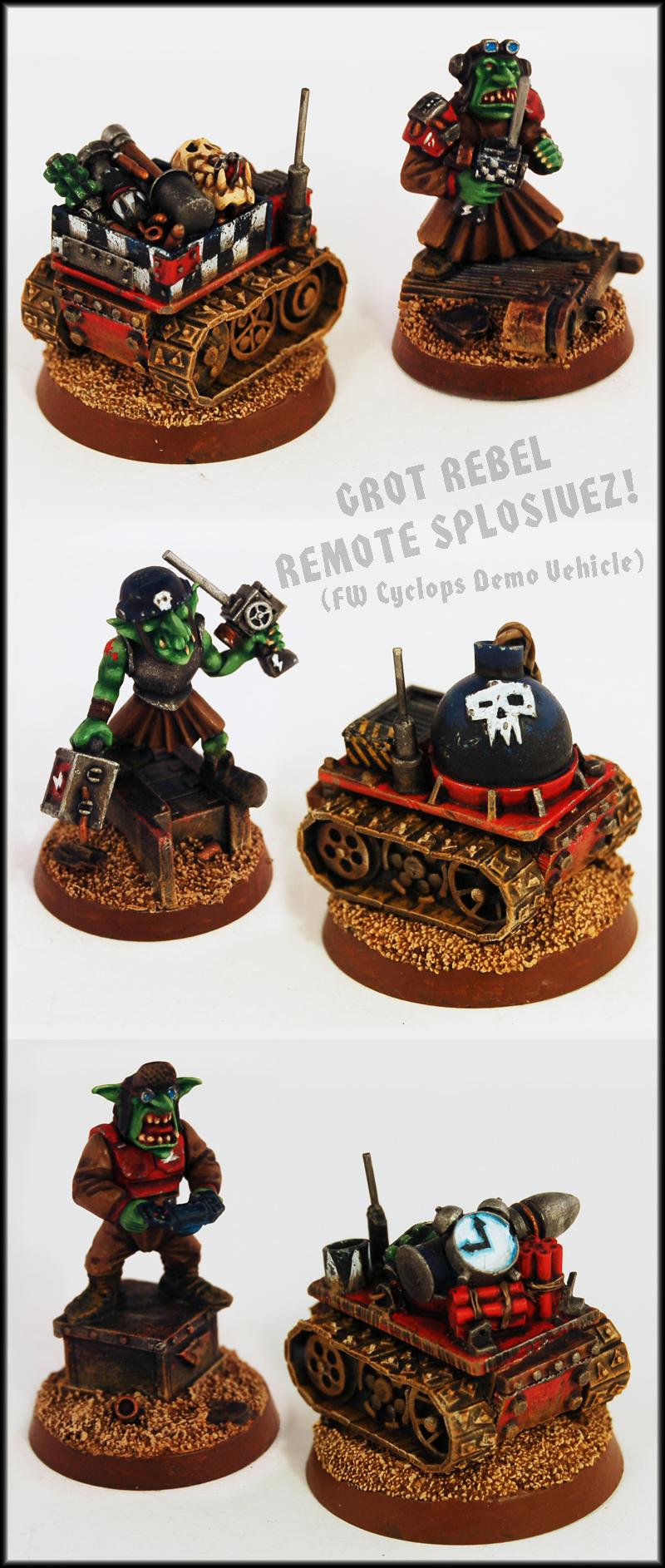 Bomb, Bomb Squig, Cyclops, Demolition Charge, Explosive, Explosives, Forge World, Goblins, Greenskin, Gretchin, Grots, Kromlech, Orcs, Orks