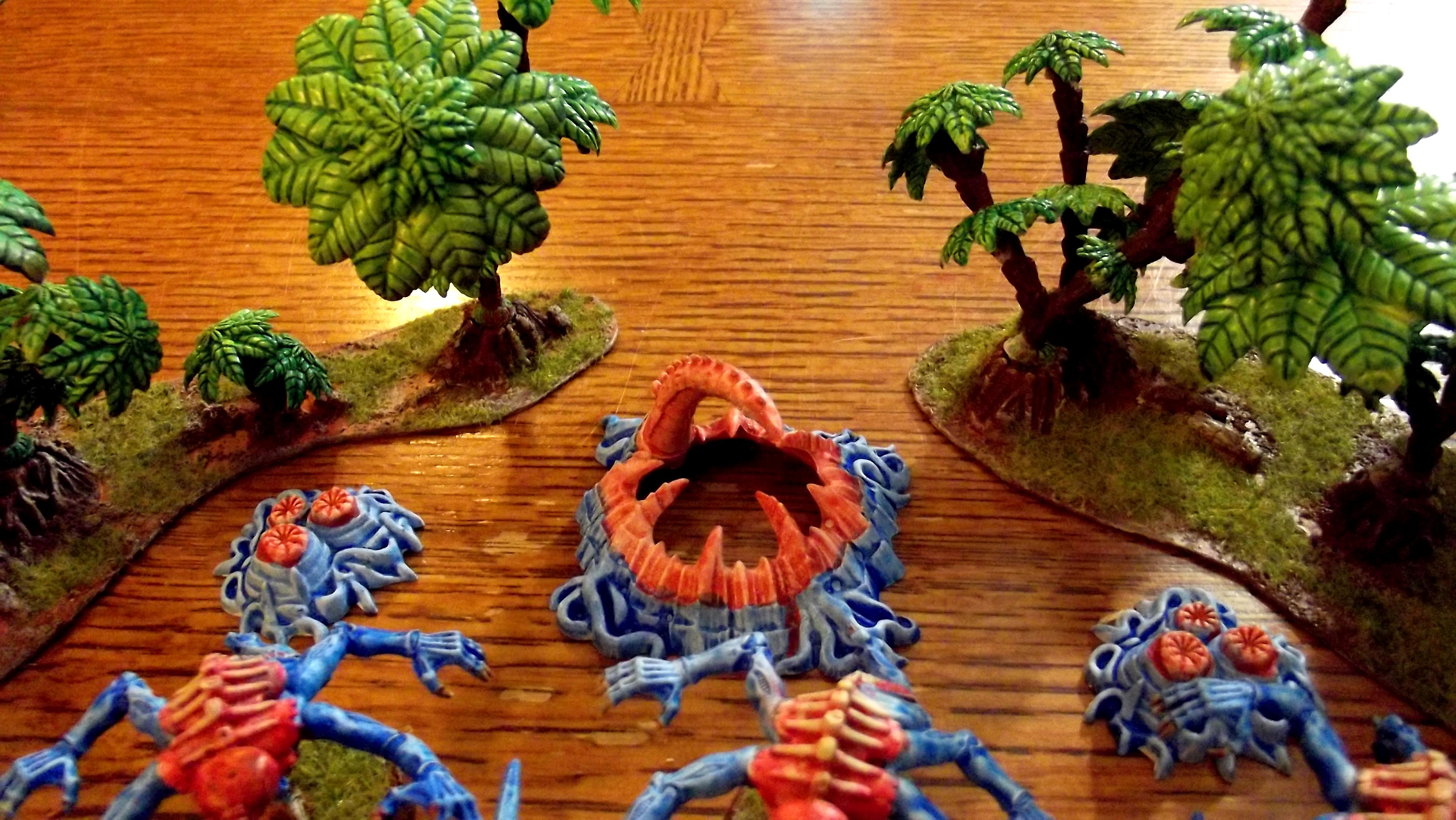 Bugs, Ink Wash, Scenario Gaming, Trees