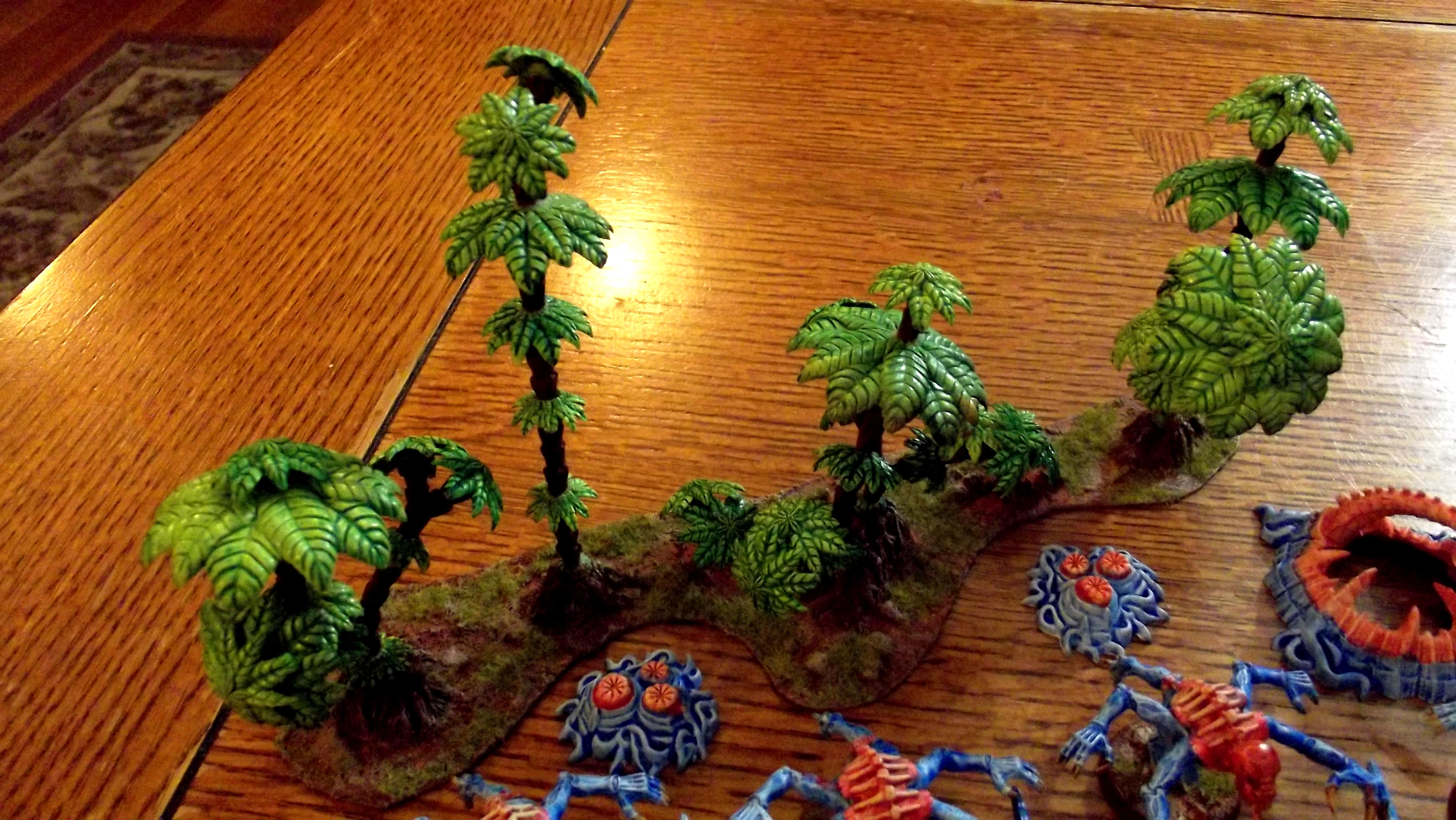 Bugs, Ink Wash, Scenario Gaming, Trees