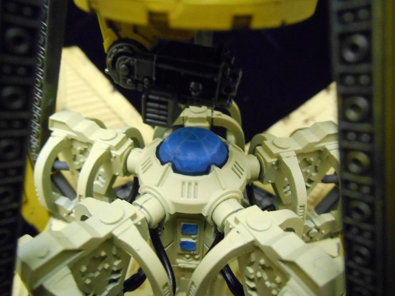 Battle Damage, Drop Pod, Imperial Fists, Space Marines, Stripes, Weathered