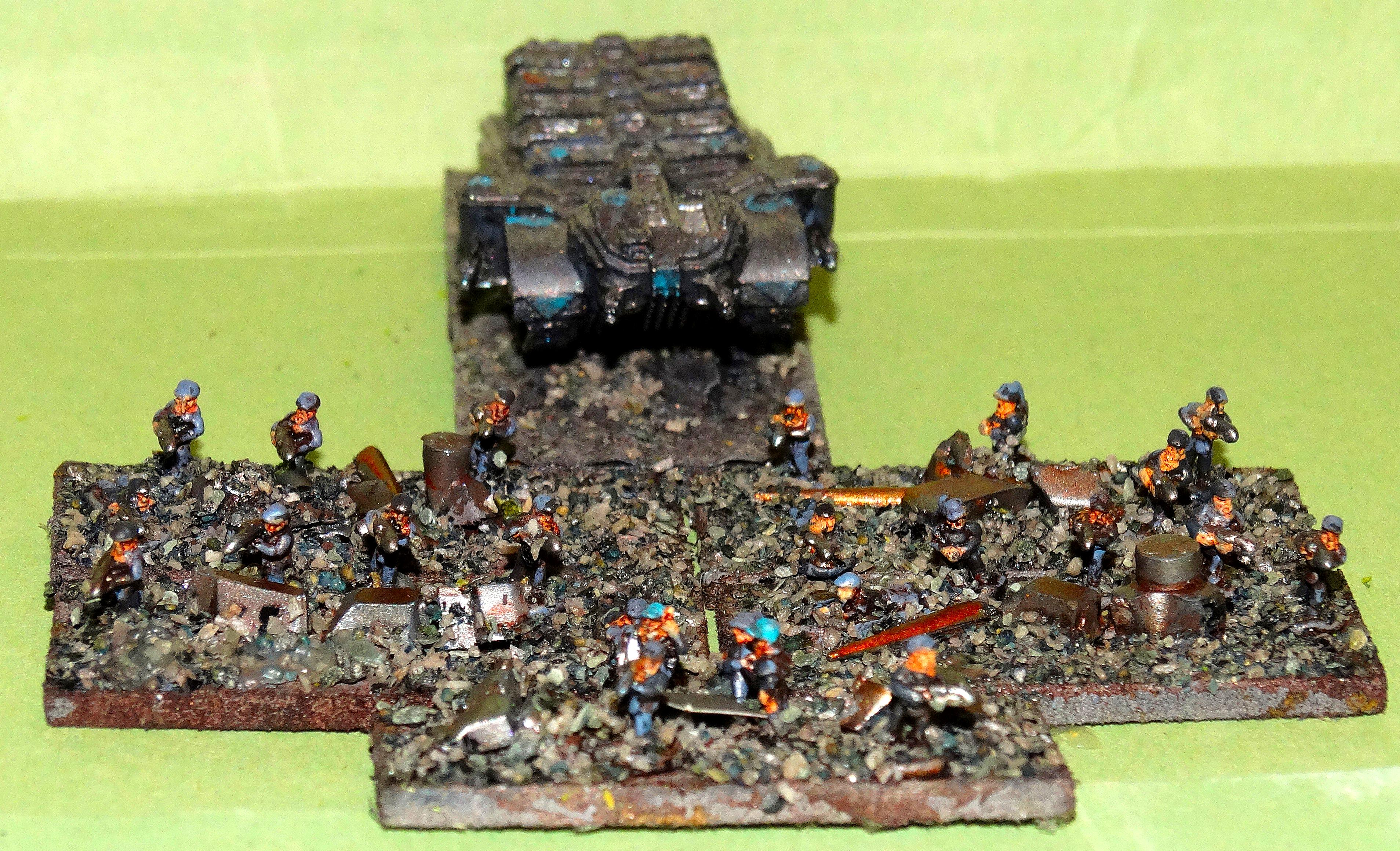 6mm, Epic, Imperium, C Platoon 3rd Company 231st Hrin Infantry