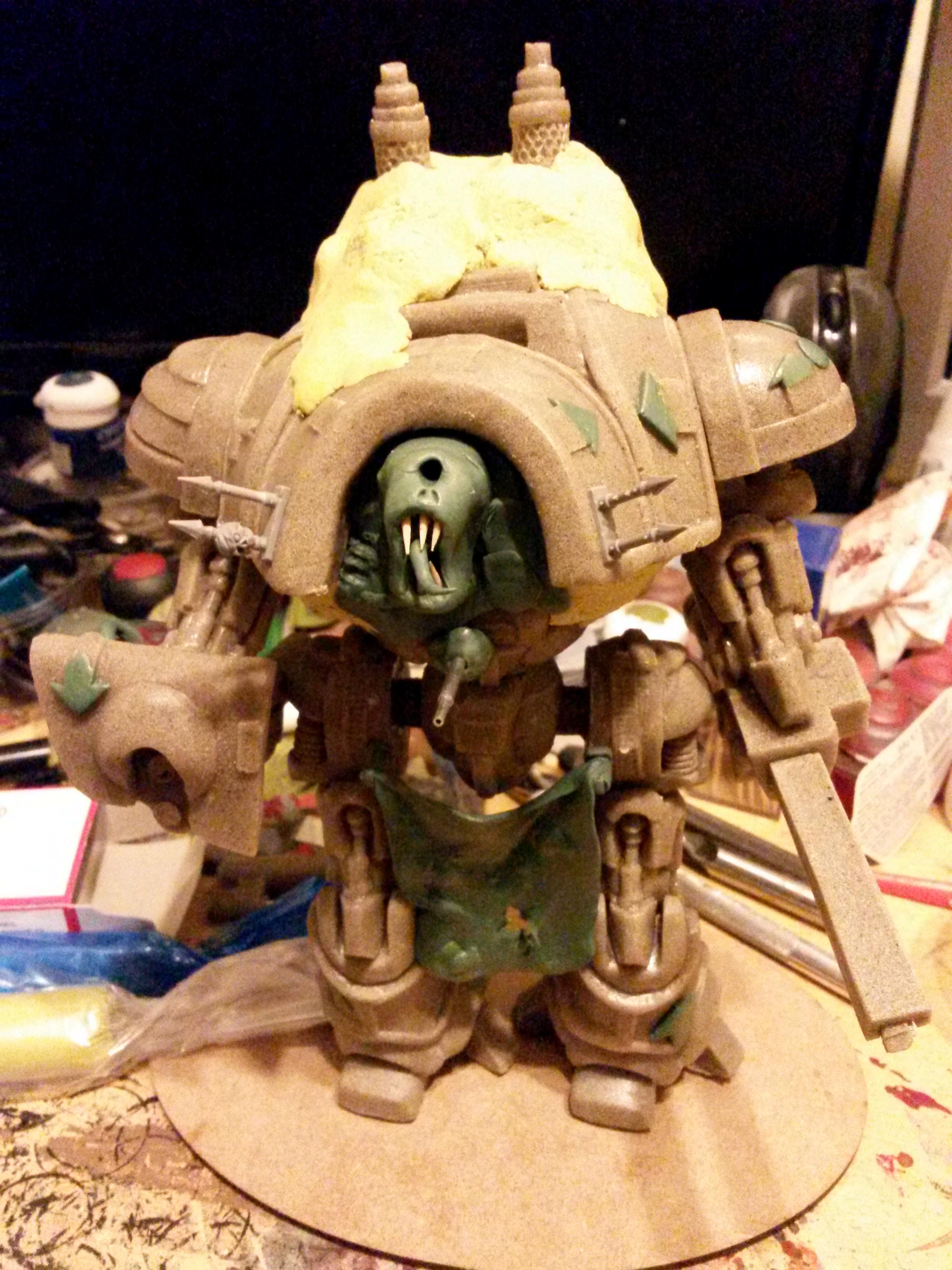 Alternative Knight, Chaos Knight, Conversion, Crowfoot2007, Heresy, Imperial Knight, Mk2 Battle Automaton, Nurgle, Warhammer 40,000, Warzone