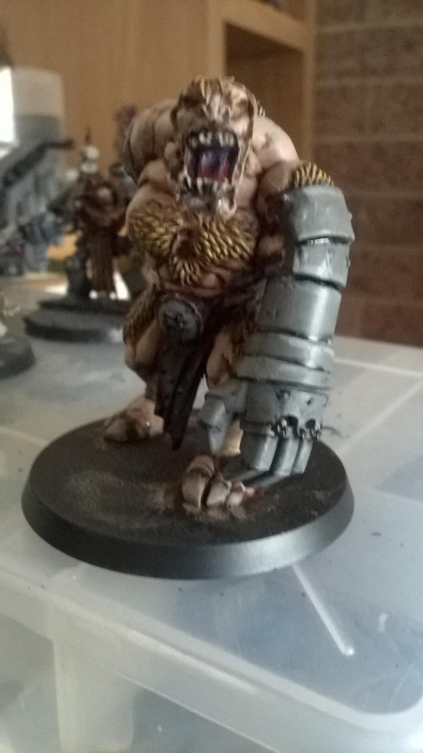 Jotunbrud, for use as Ogryn Bone 'Ead. Needs another arm