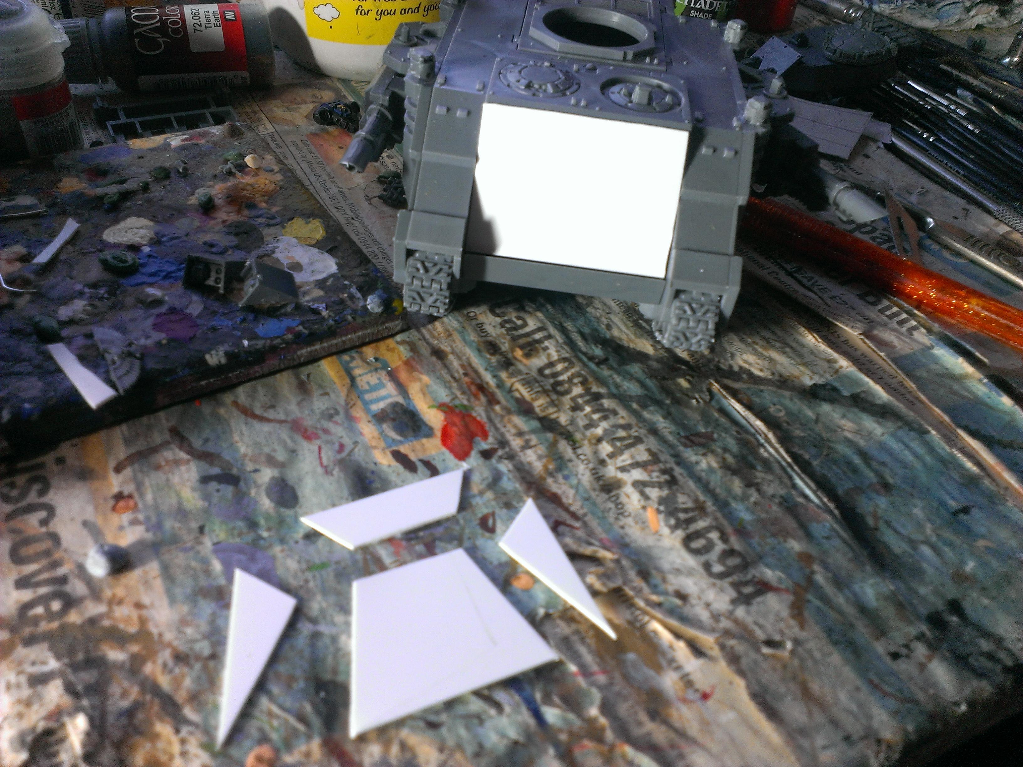 Conversion, Predator, Space Marines, Ultramarines, Work In Progress