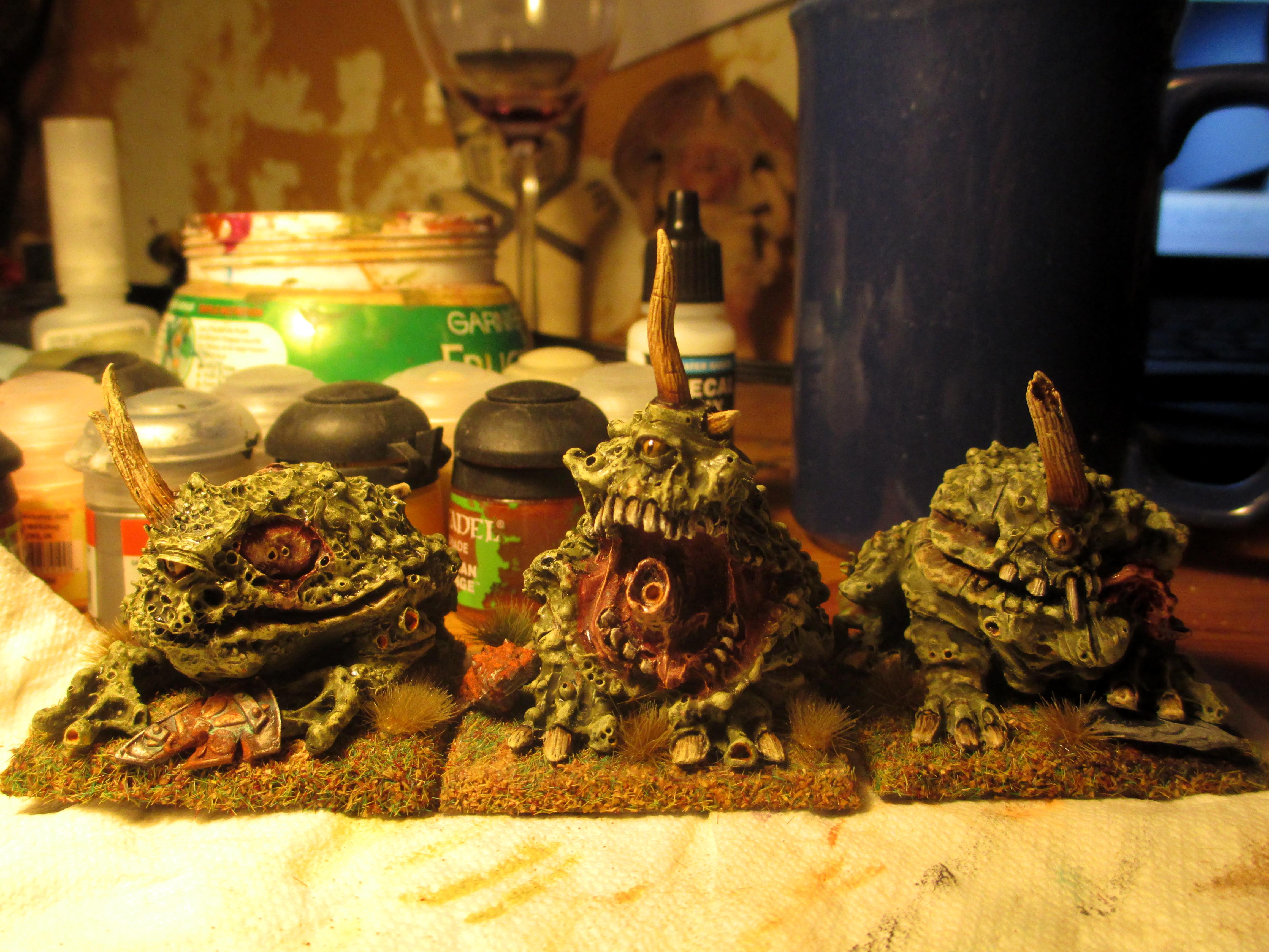 Daemons, Daemons Of Chaos, Nurgle, Plague, Toad, Toads