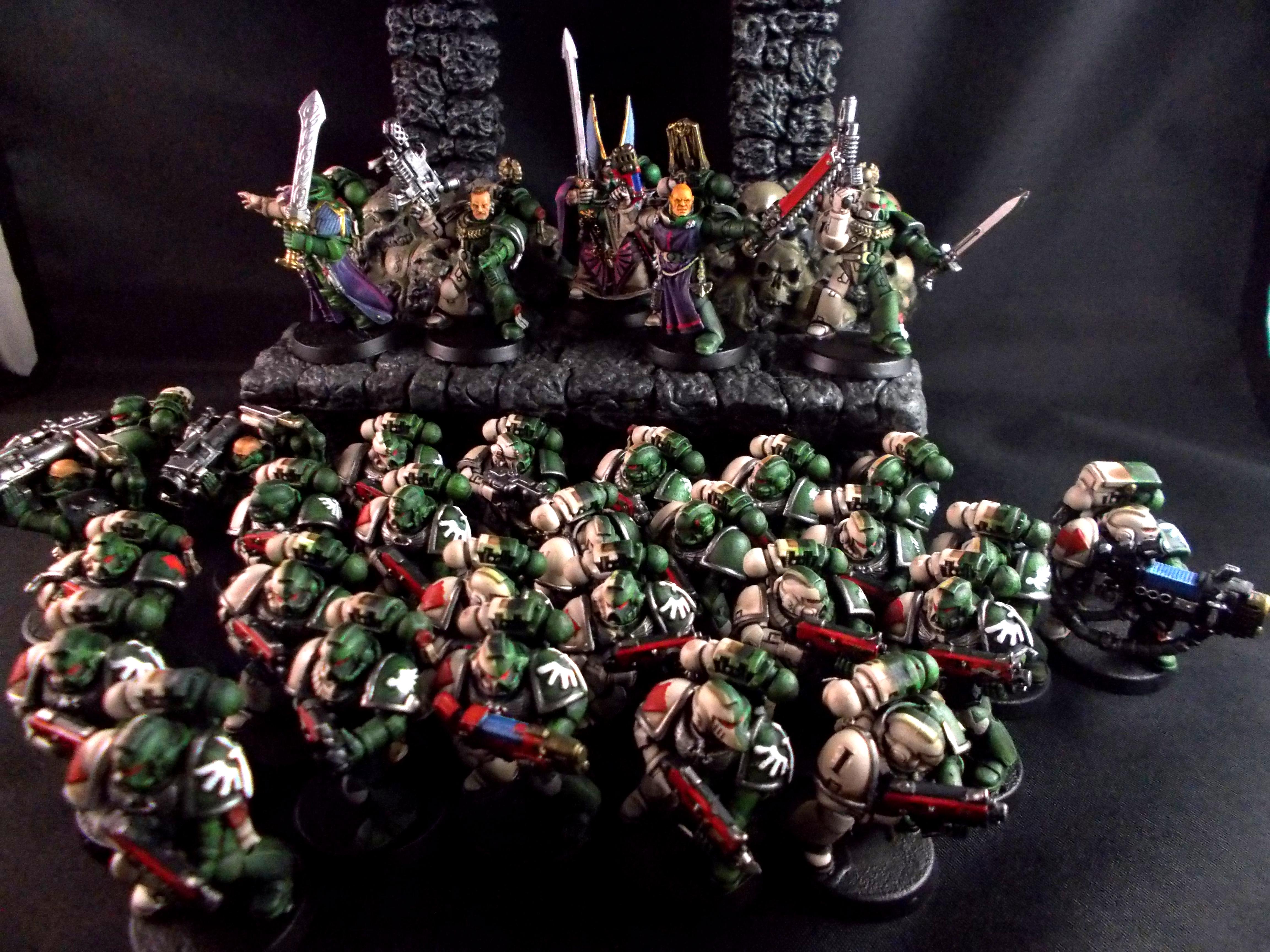 Dark Angels, Halved, Space Marines, Warhammer 40,000