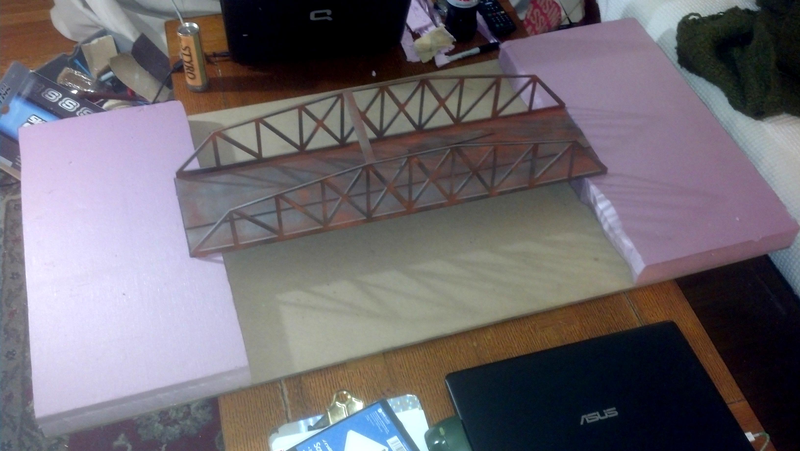 Bridge, Game Table, Terrain, Work In Progress