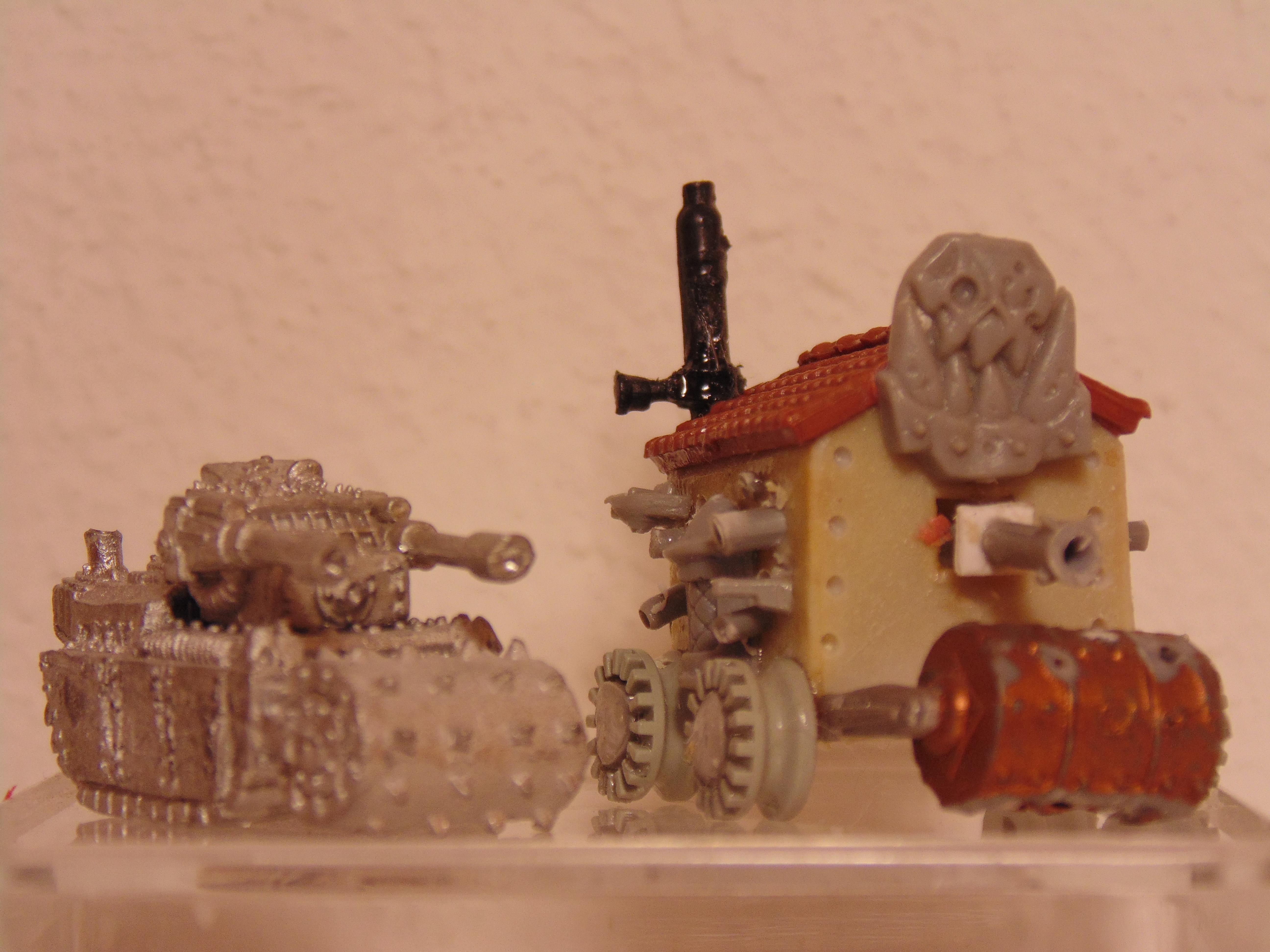 6mm, Army, Conversion, Epic, Gargant, Green, Mob, Nob, Oldhammer, Orks, Scratch, Scratch Build, Stampfa, Stompa, Superstompa, Waaagh, Warhammer 40,000