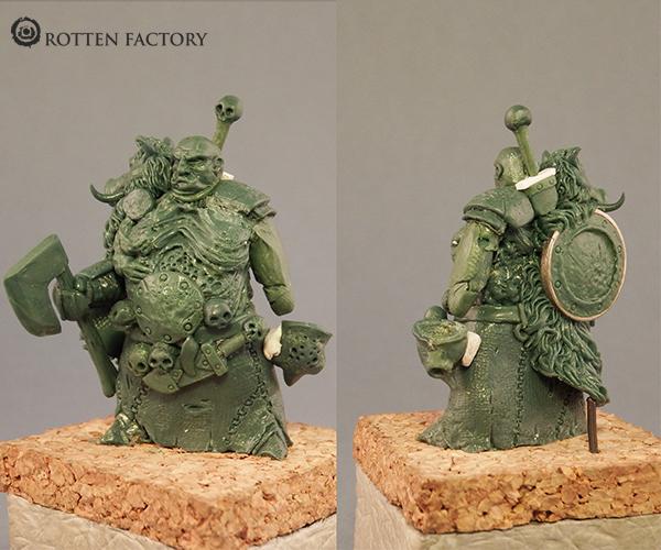 ROTTEN FACTORY MINIATURES - Mutated Orc WIP