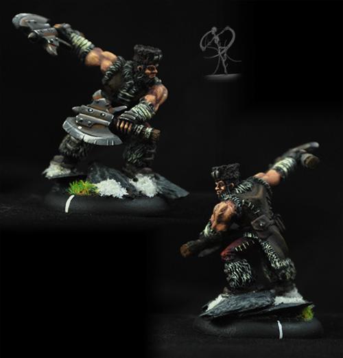 Khador, Non-Metallic Metal, Snow, Steampunk, Warmachine, Winter