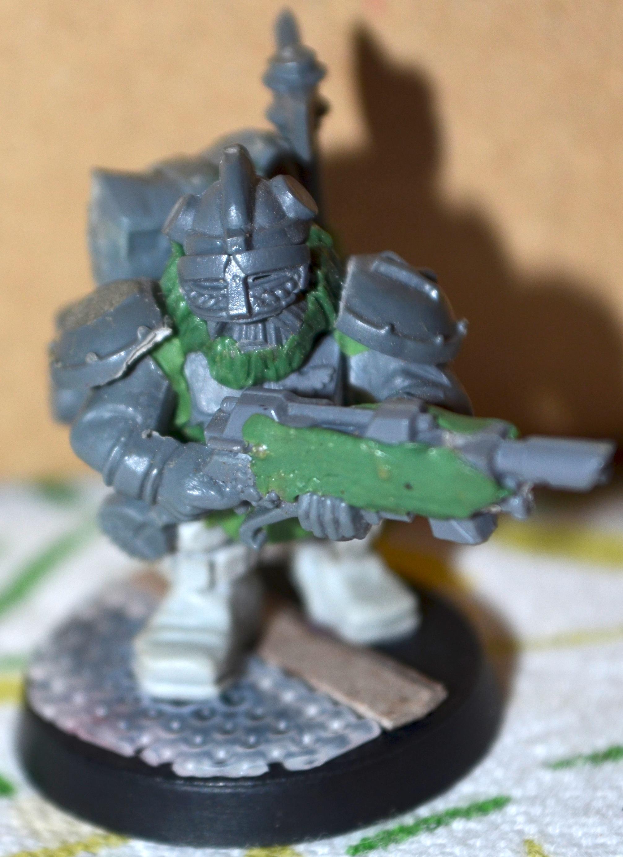 I then made this squat for "Only War" but that rpg got cancelled so he never got paint on him