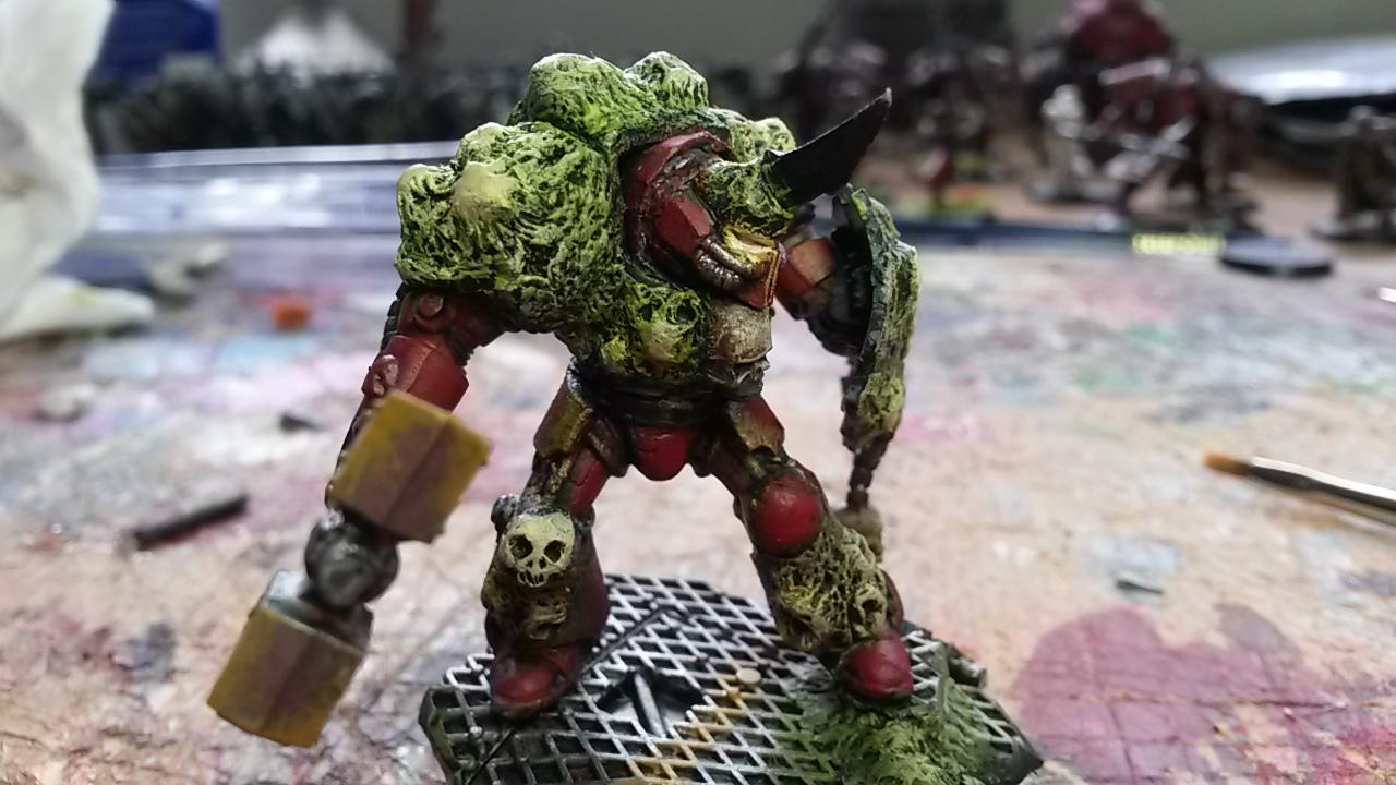 Chaos Terminator Nurgle Lord Side