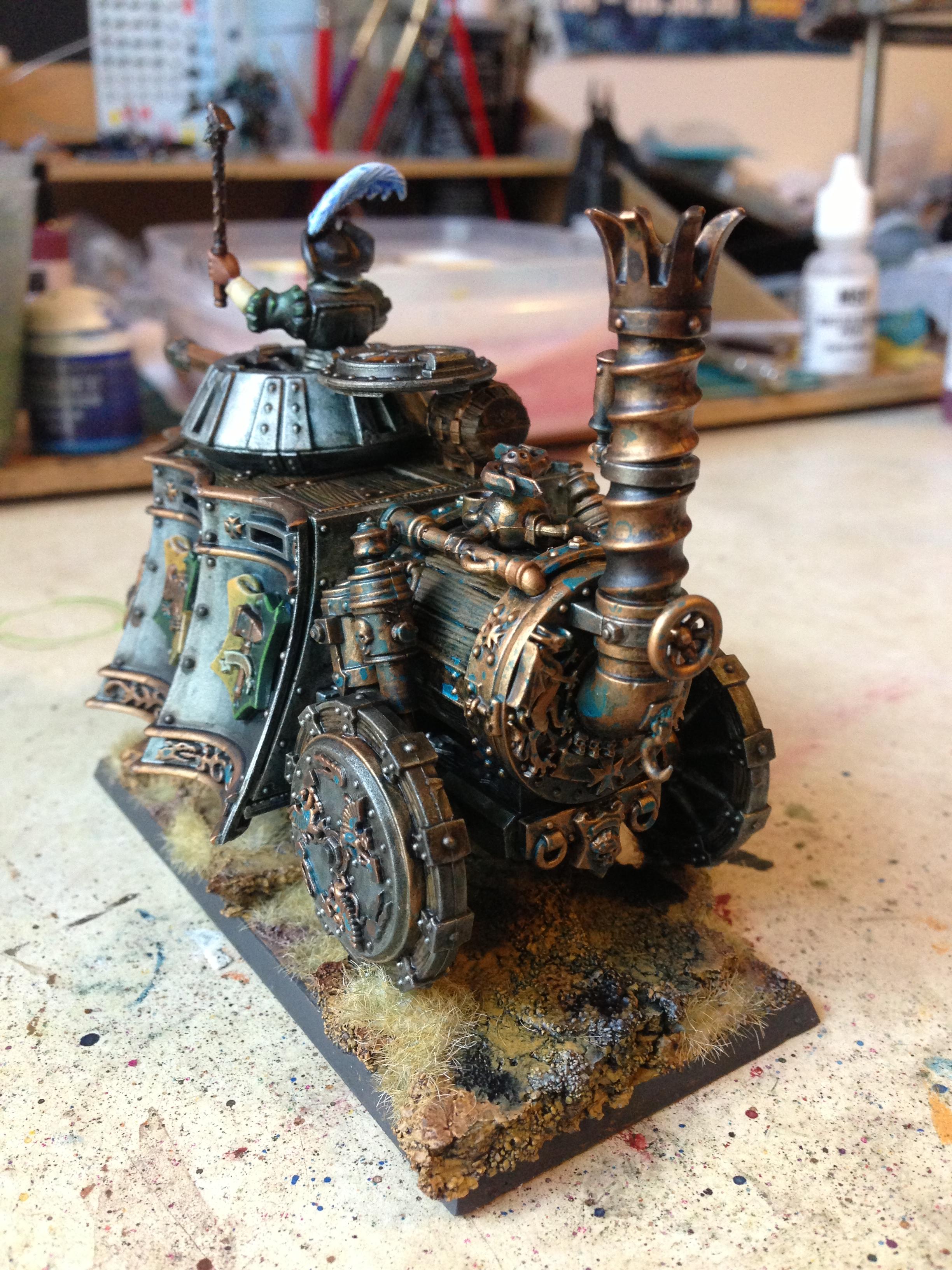 Steam, Tank, Steam tank back
