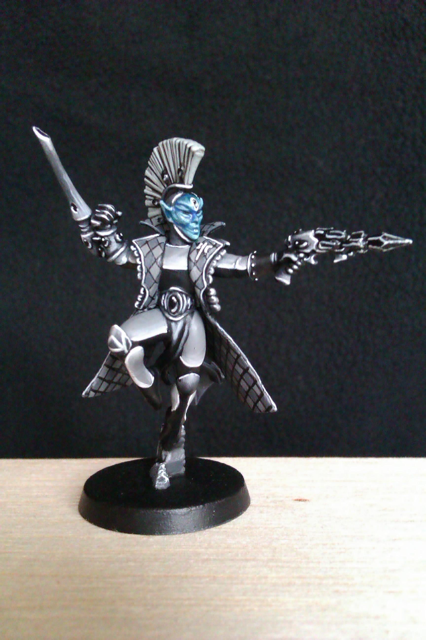 Eldar, Greyscale, Harlequins, Warhammer 40,000