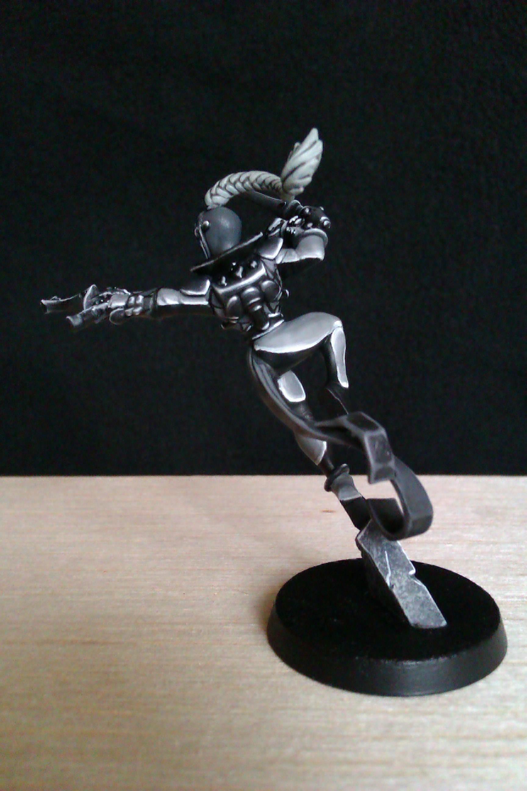 Eldar, Greyscale, Harlequins, Warhammer 40,000