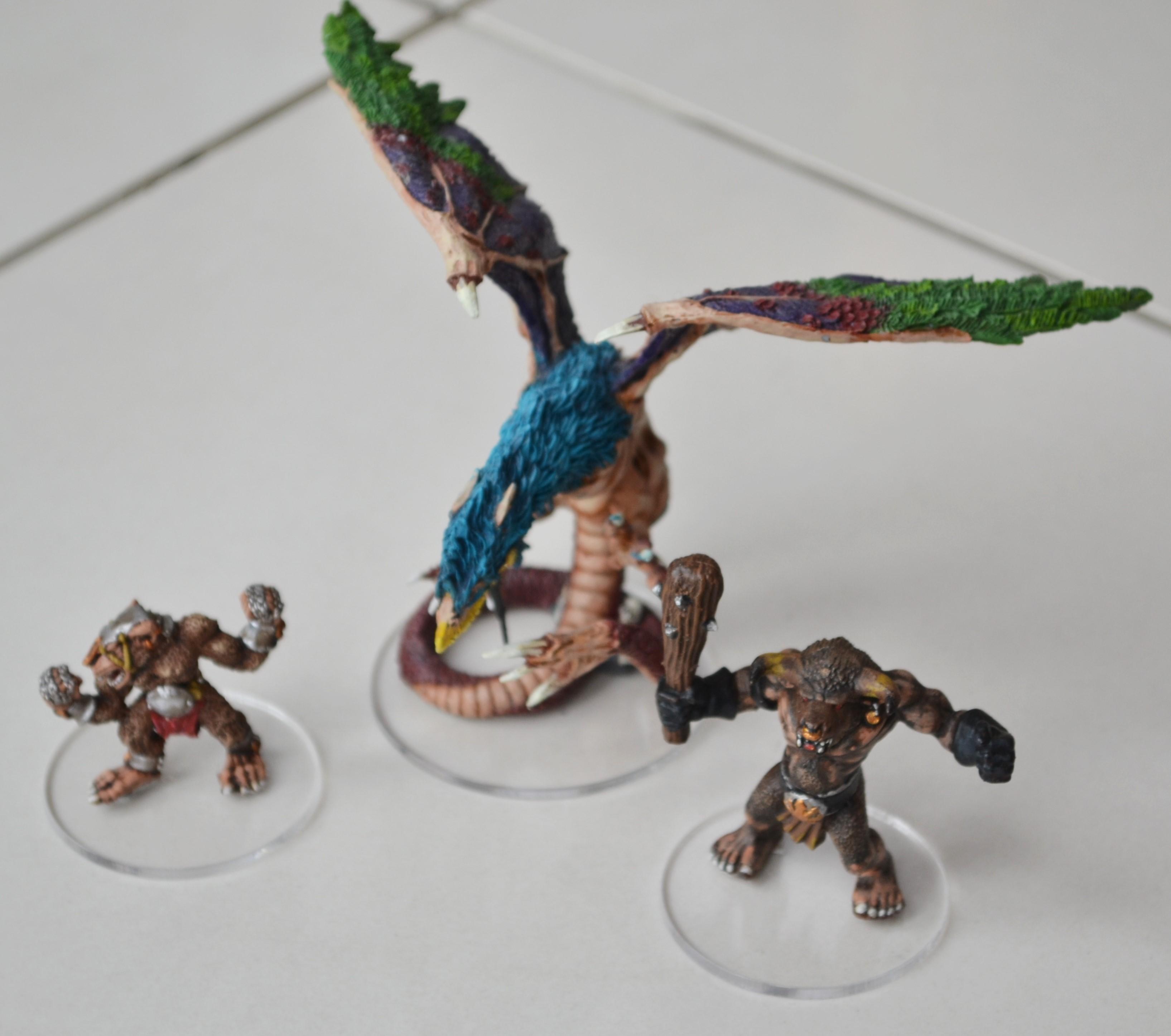 demonstrating the base sizes