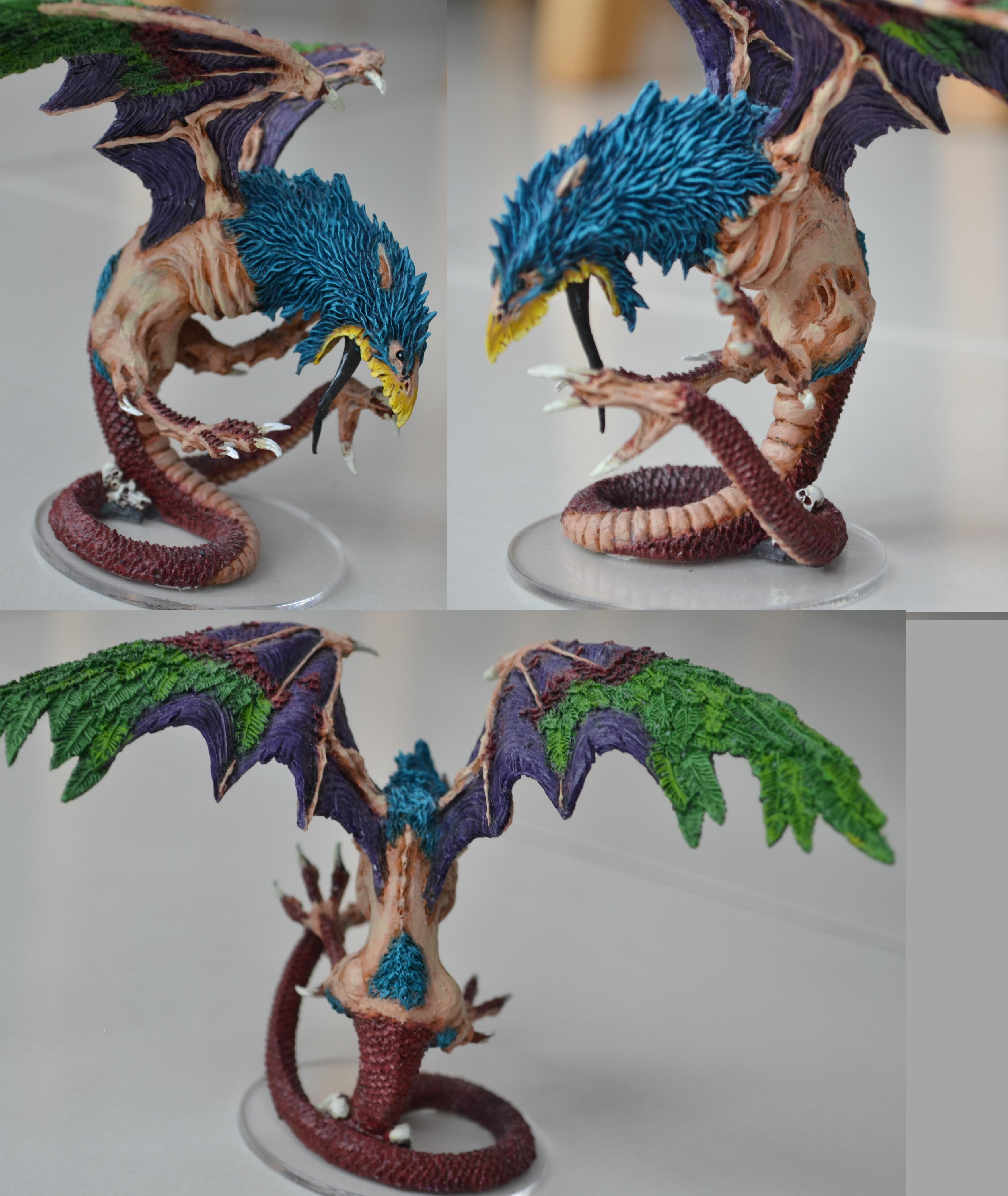 i introduced tjis cockatrice i painted a few years ago
