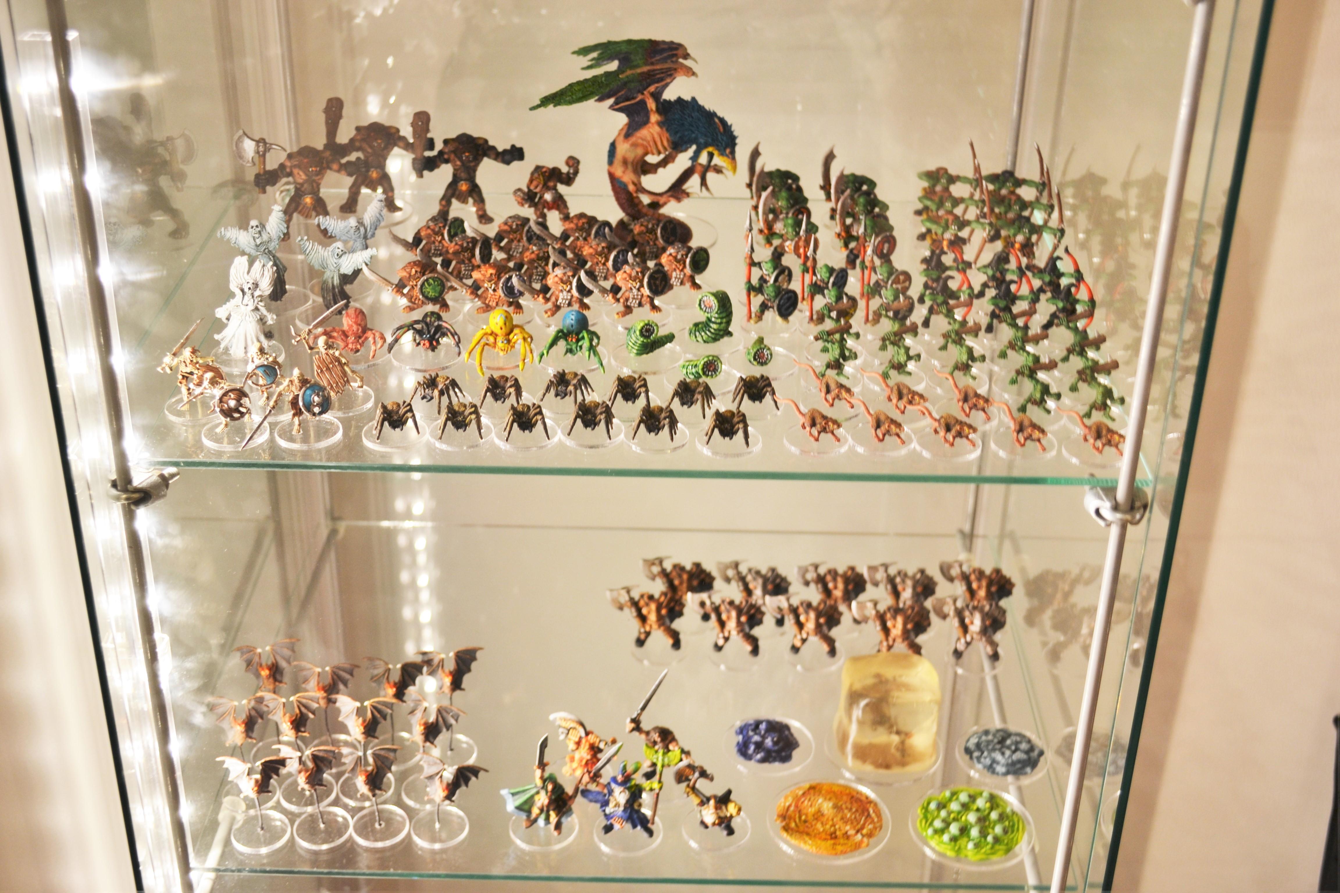 collection in the cabinet