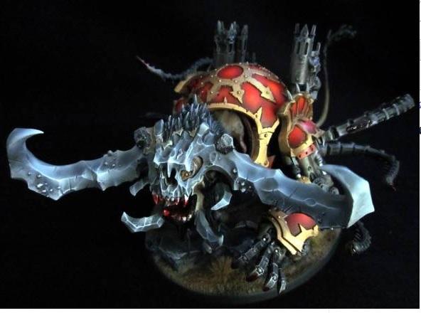 Chaos, Conversion, Khorne, Maulerfiend, Ogres, Stonehorn