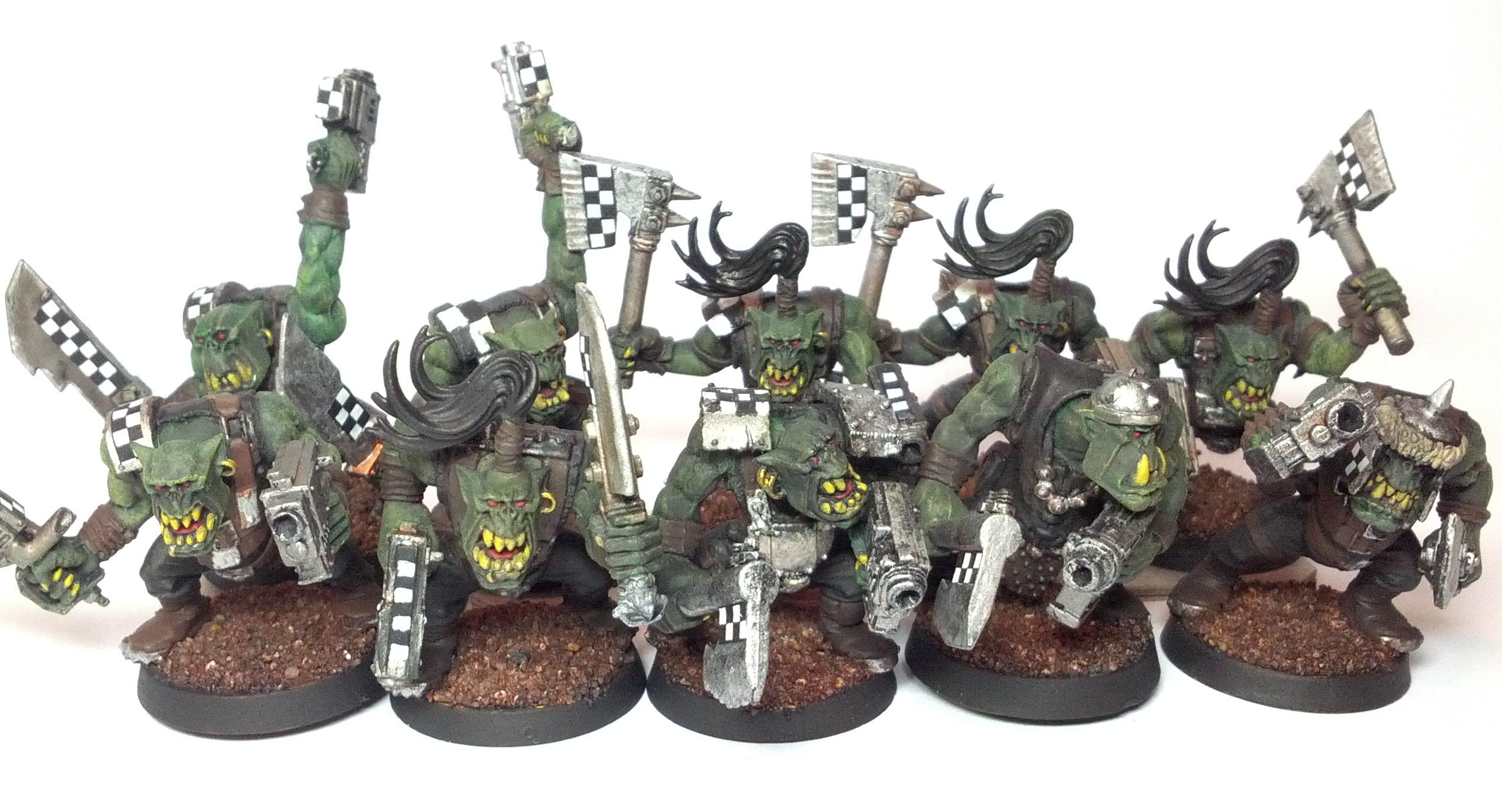 Boy, Orks, Slugga, Slugga Boyz