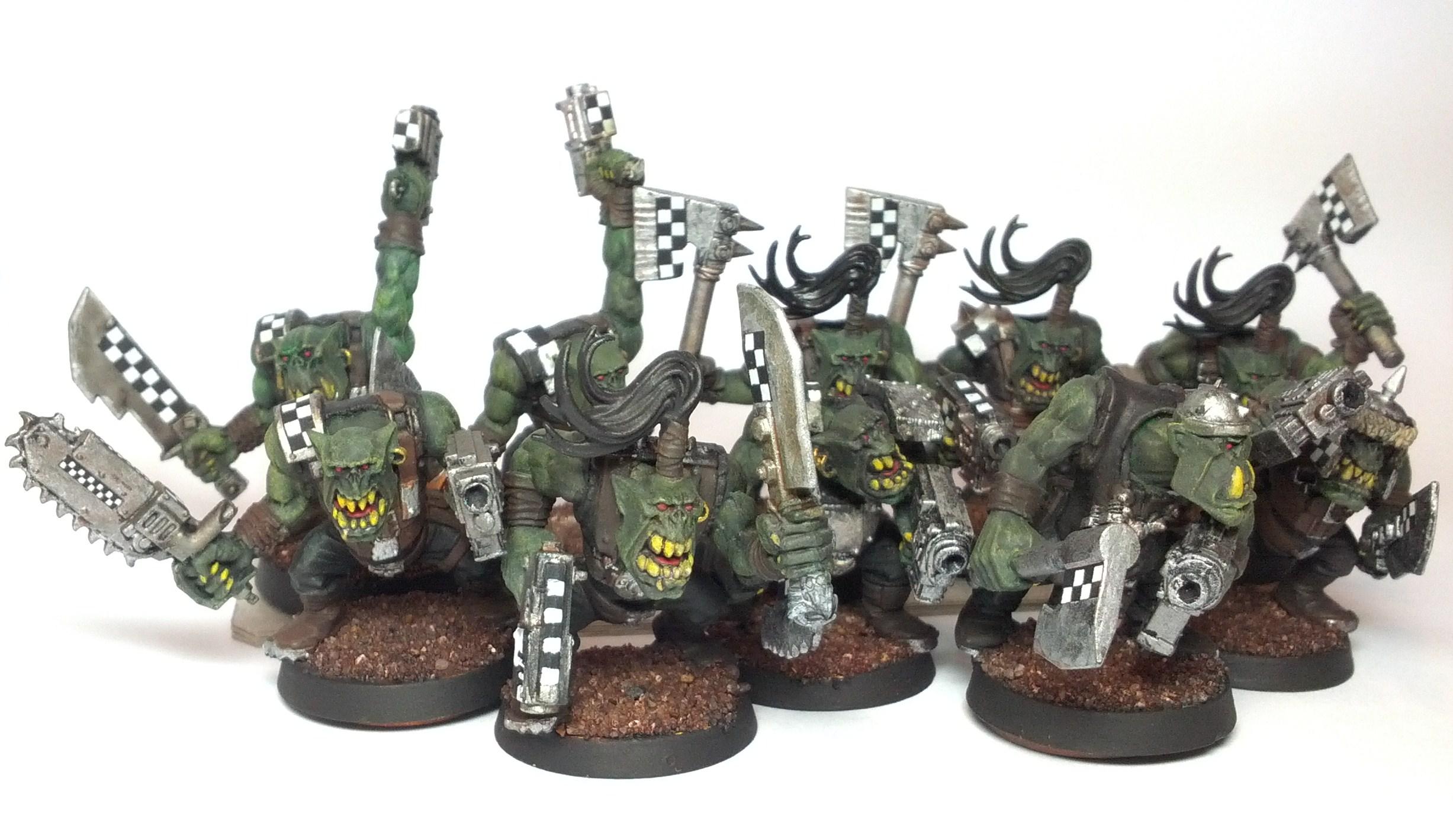 Boy, Orks, Slugga, Slugga Boyz