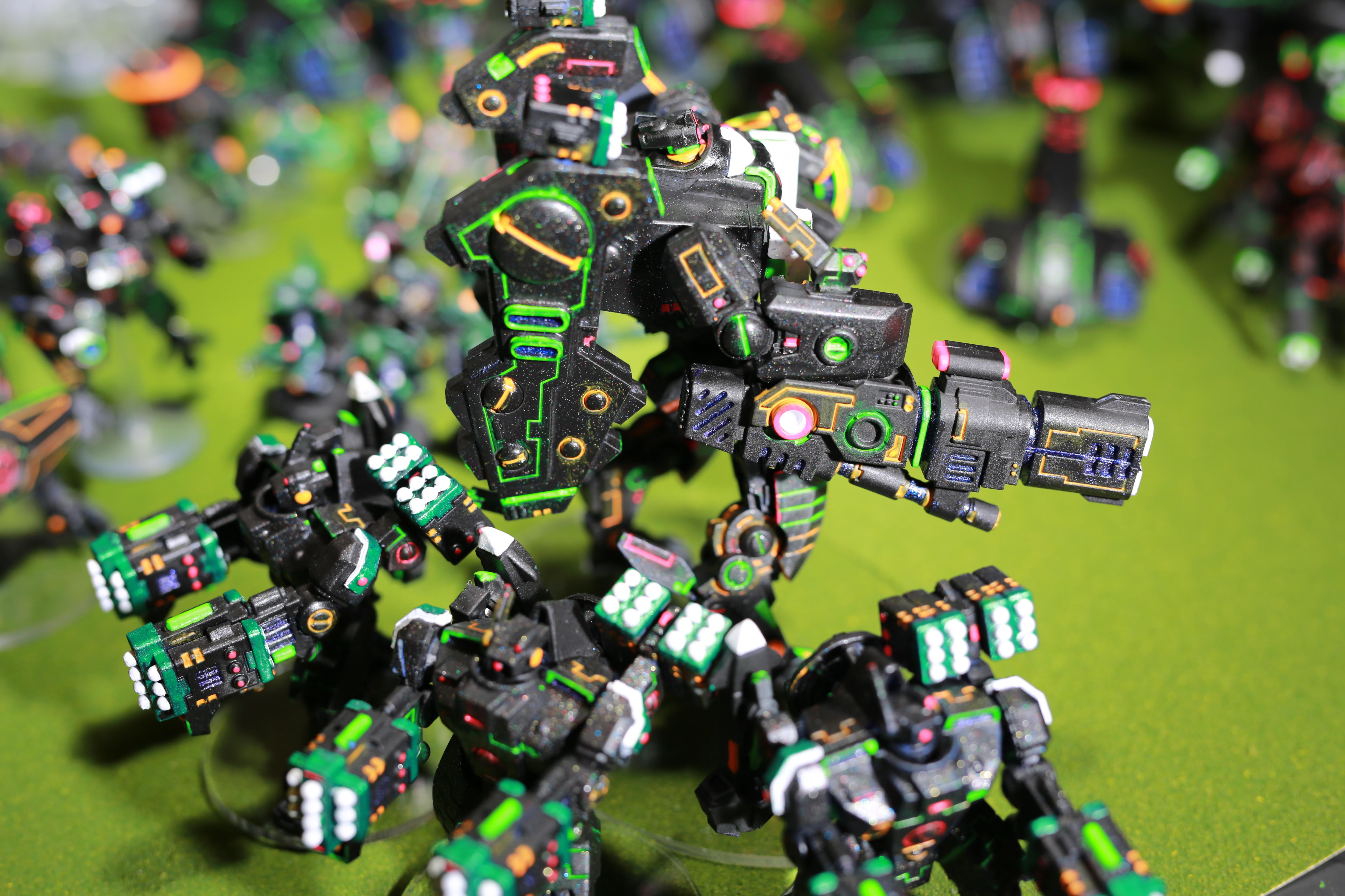 Acrylic, Army, Ke'lshan, Neon, Tau, Tron