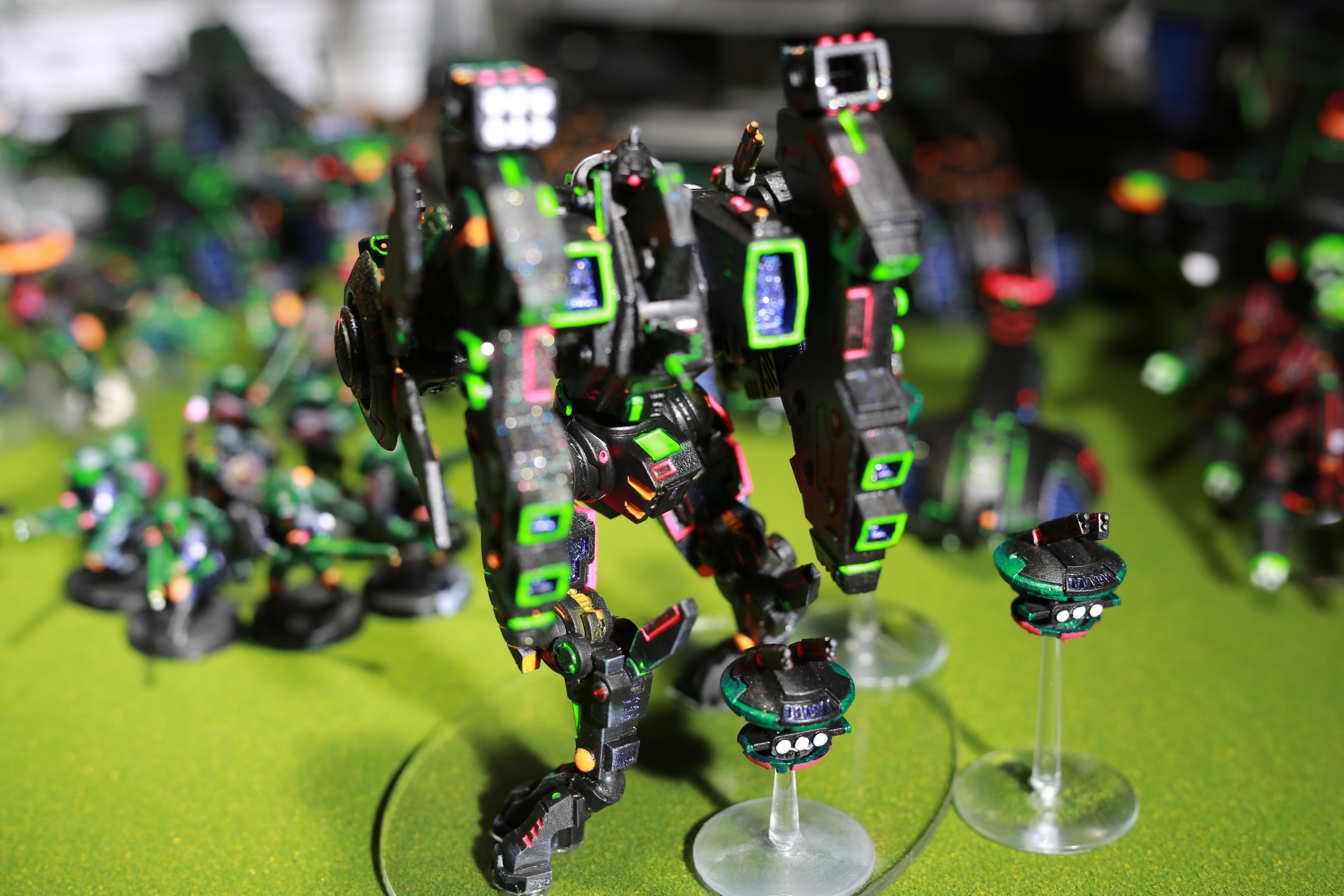 Acrylic, Army, Ke'lshan, Neon, Tau, Tron