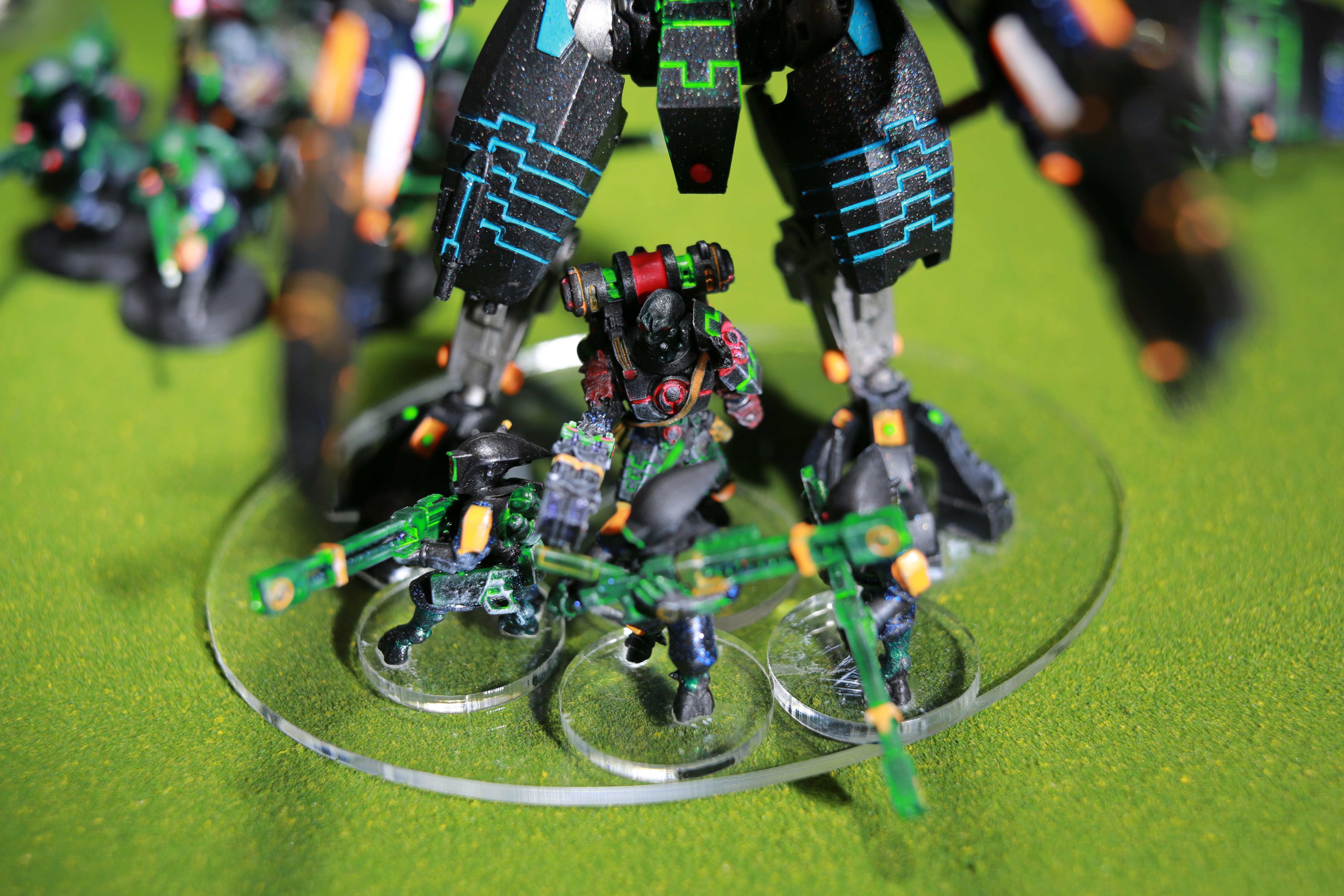 Acrylic, Army, Ke'lshan, Neon, Tau, Tron