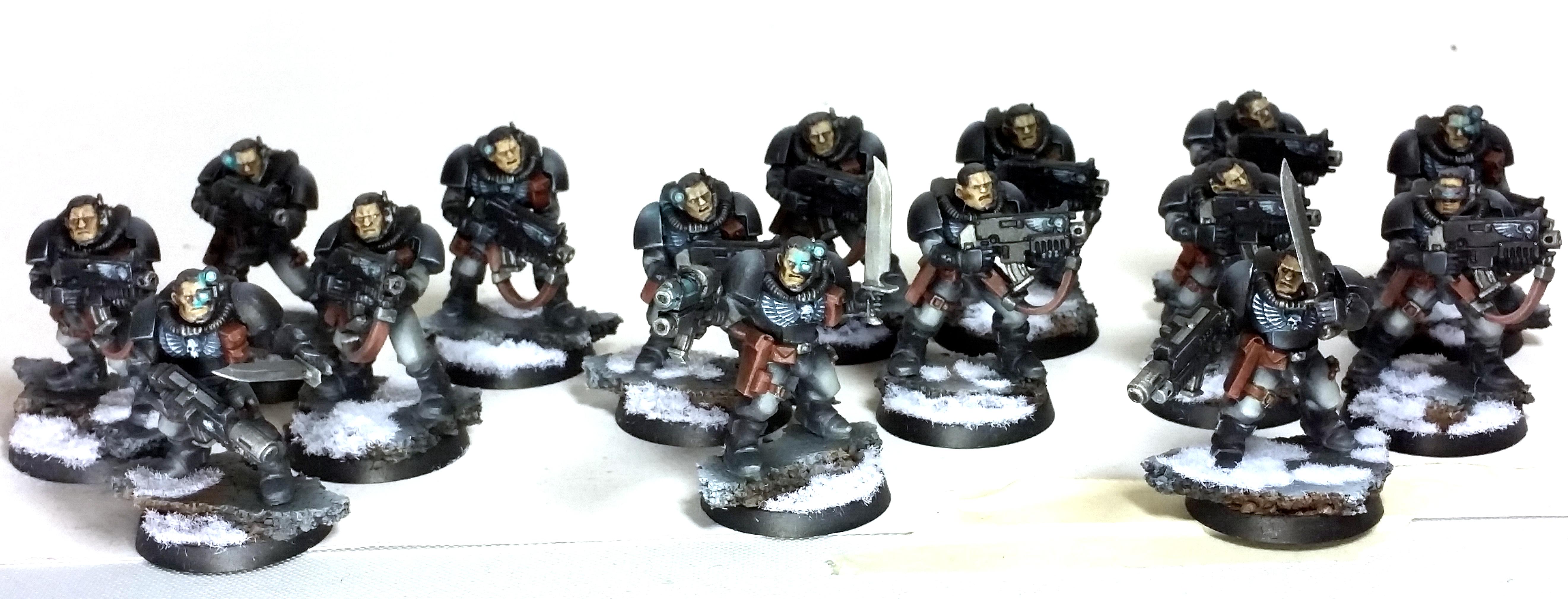 Black, Scouts, Snow, Space Marines