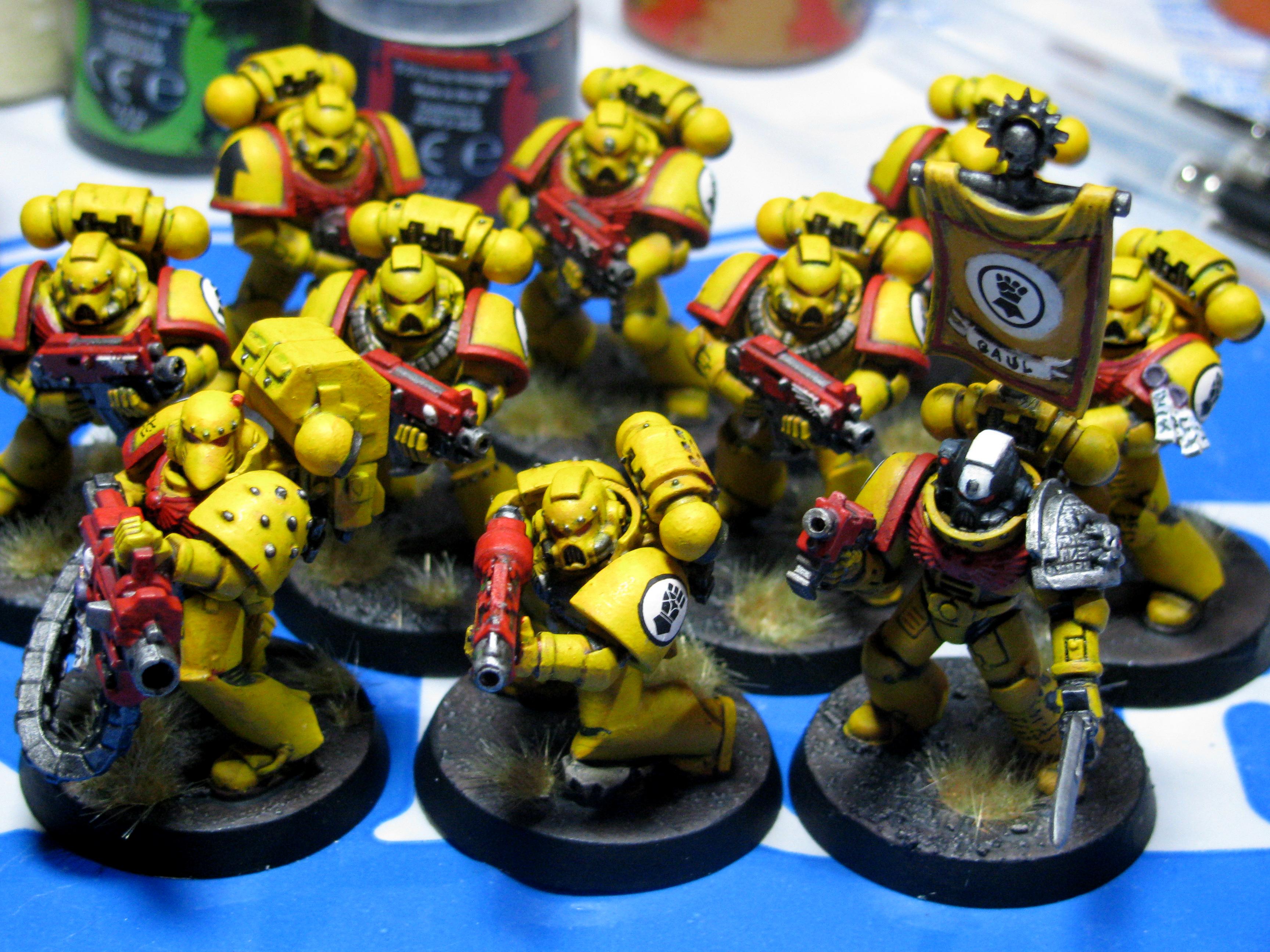 Fist, Imperial, Imperial Fists, Tac Squad, Tactical Space Marines