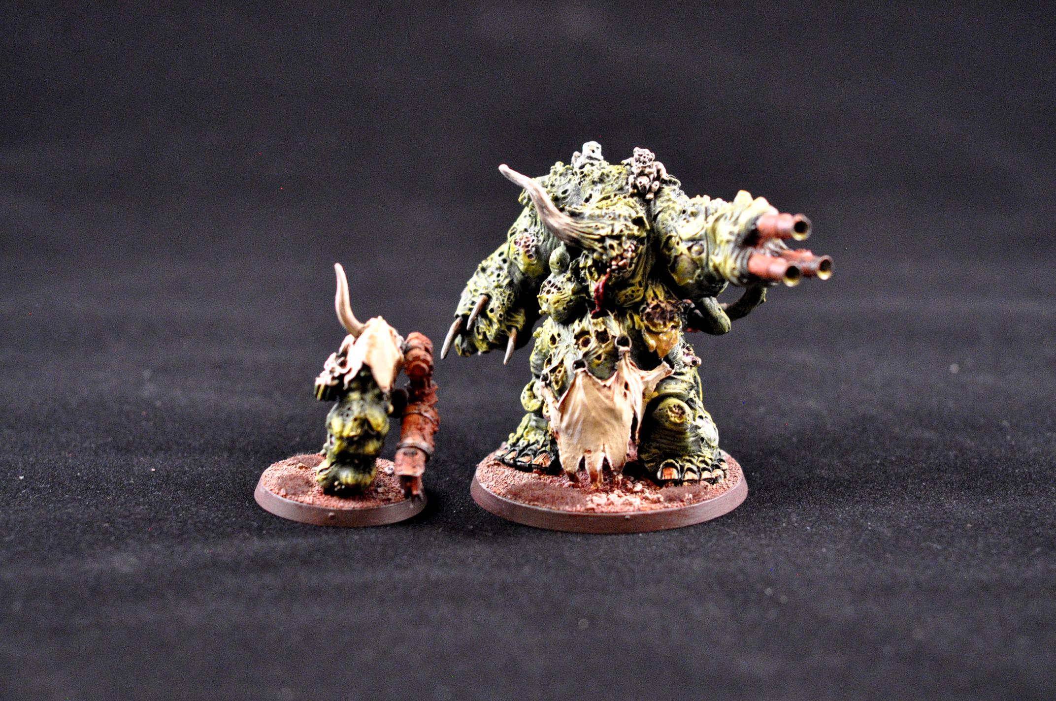 Warhammer 40k Chaos Space Marines Nurgle Prince and Herald