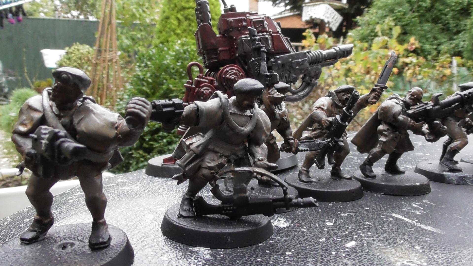 Astra Militarum, kitbashed guard WIP