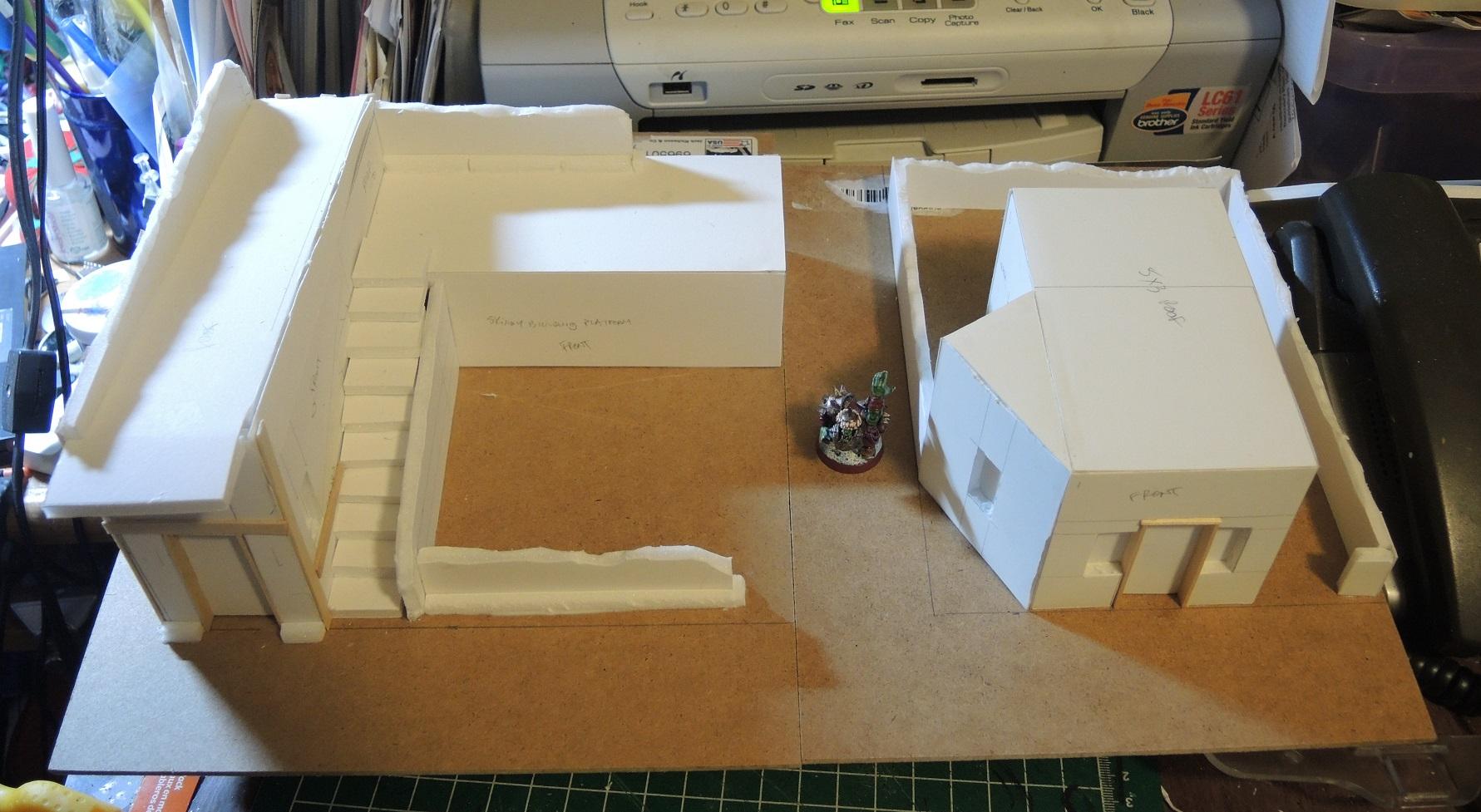 Commission, Commissioned, Game Table, Infinity, Road, Ruins, Scratch Build, Terrain, Waaazag, Warhammer 40,000, Work In Progress