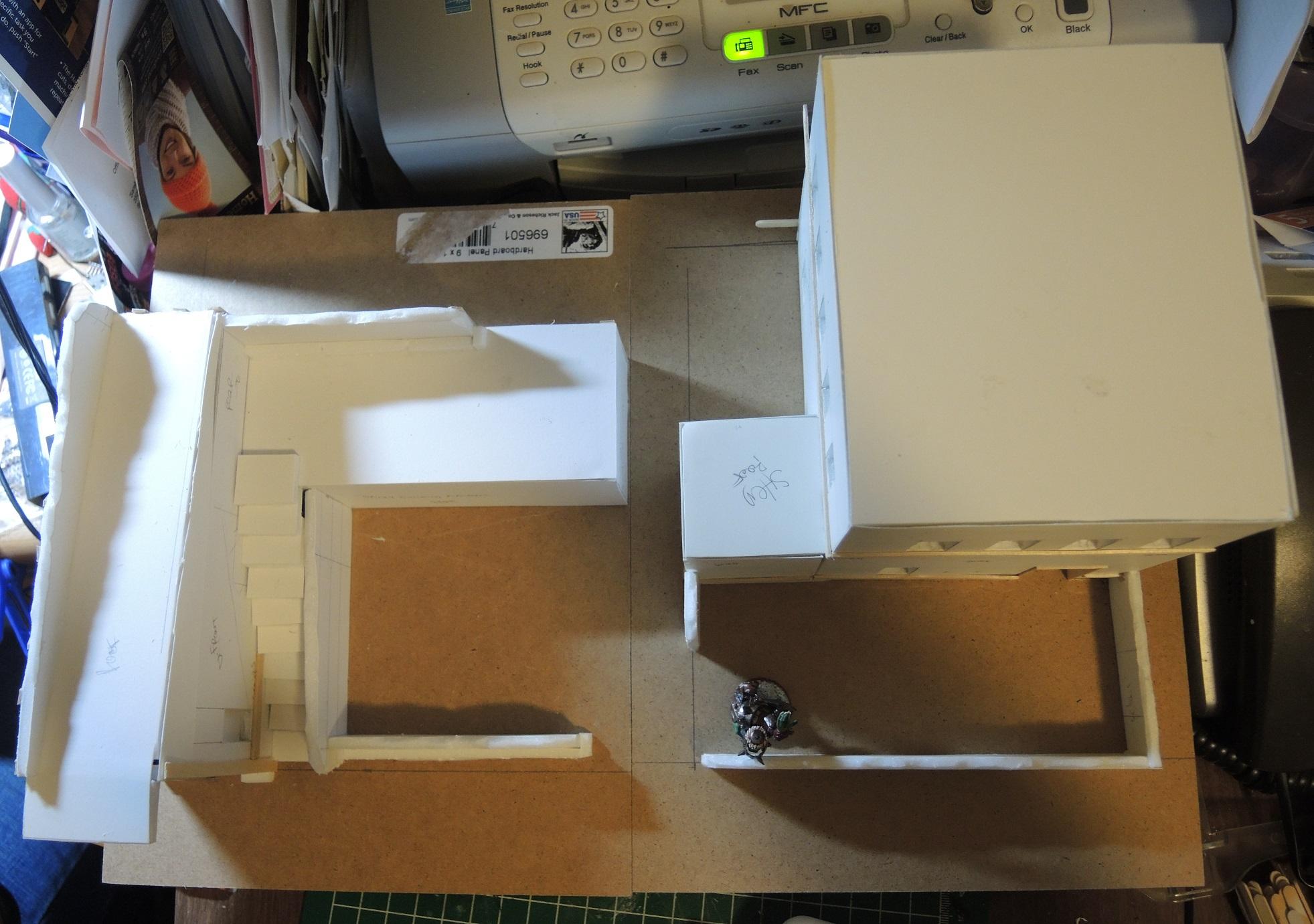 Commission, Commissioned, Game Table, Infinity, Road, Ruins, Scratch Build, Terrain, Waaazag, Warhammer 40,000, Work In Progress