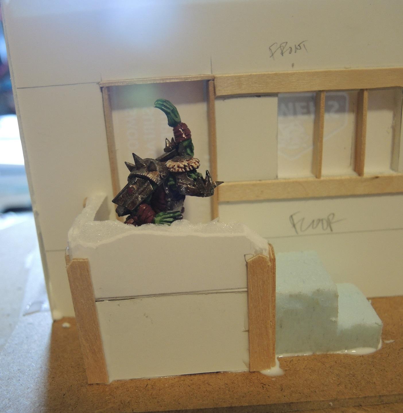 Buildings, Commission, Commissioned, Details, Game Table, Infinity, Road, Ruins, Scratch Build, Terrain, Waaazag, Warhammer 40,000, Work In Progress