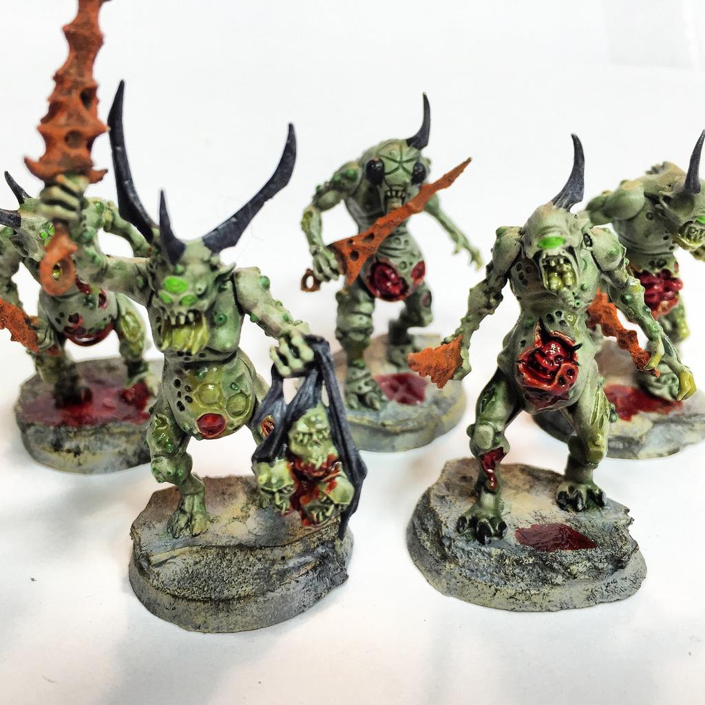 Chaos, Daemons, Nurgle, Space Marines