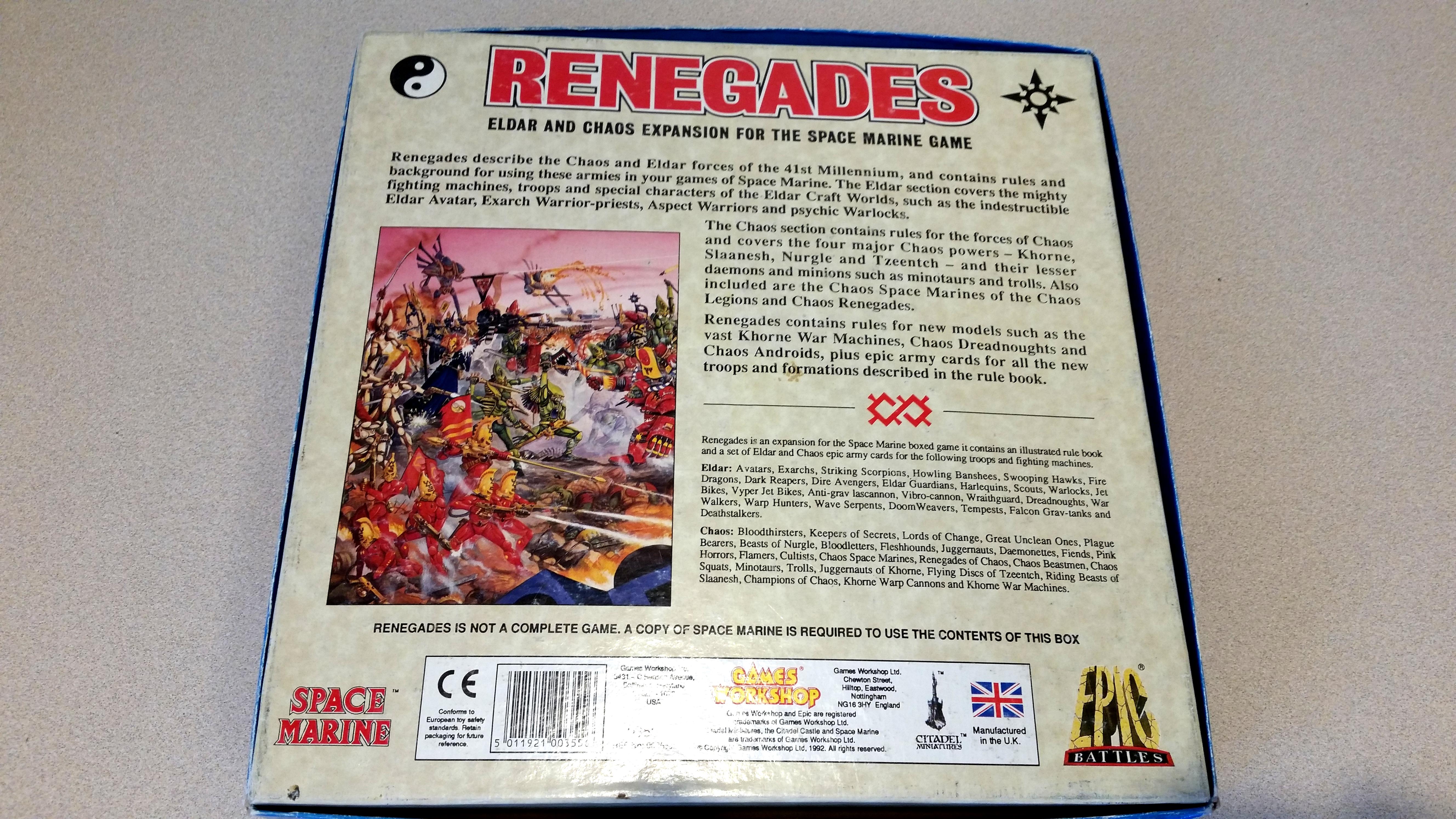 Chaos, Eldar, Renegade, Space Marines