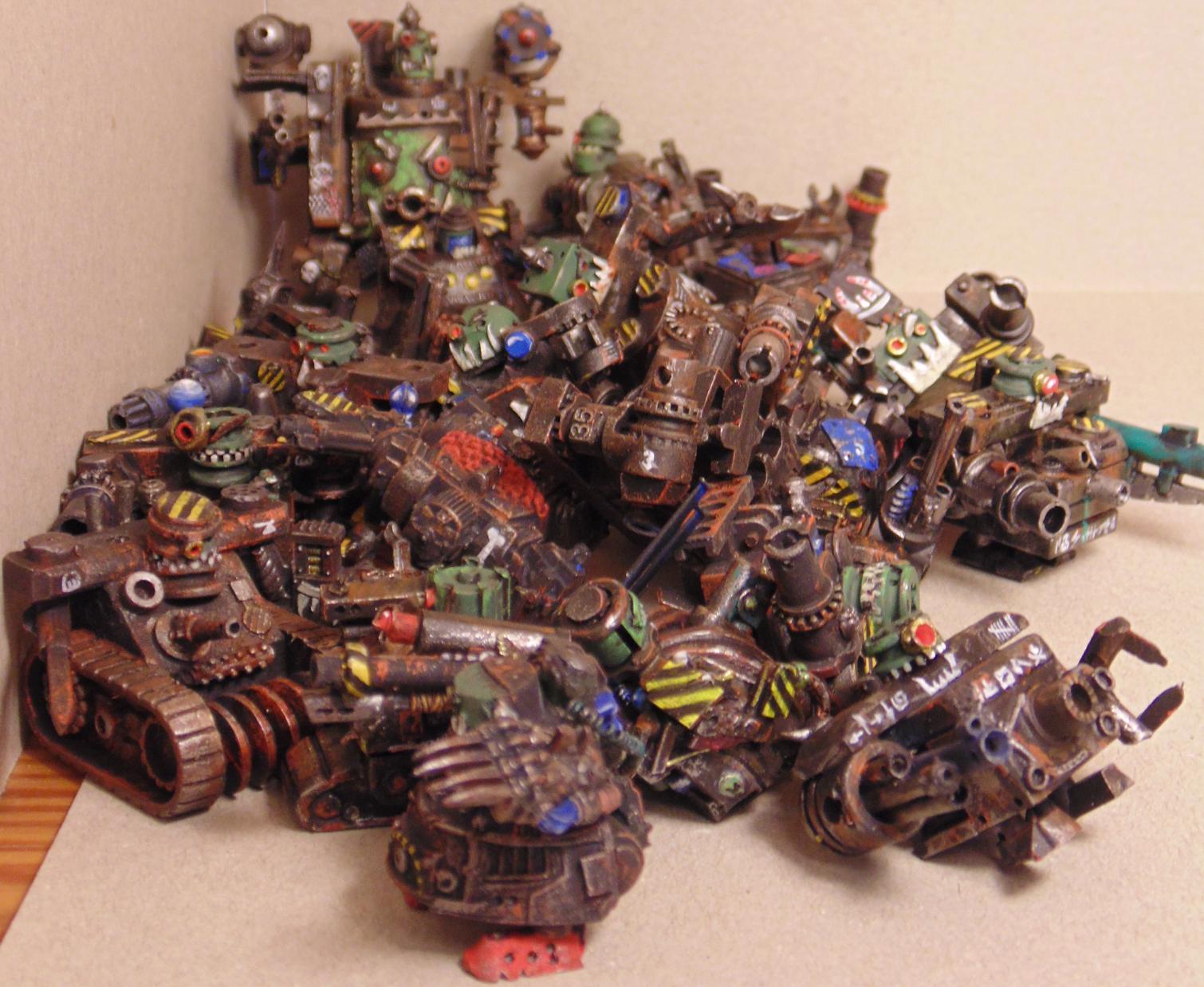 6mm, Army, Conversion, Epic, Gargant, Green, Mob, Nob, Oldhammer, Orks, Scratch, Scratch Build, Stampfa, Stompa, Superstompa, Waaagh, Warhammer 40,000