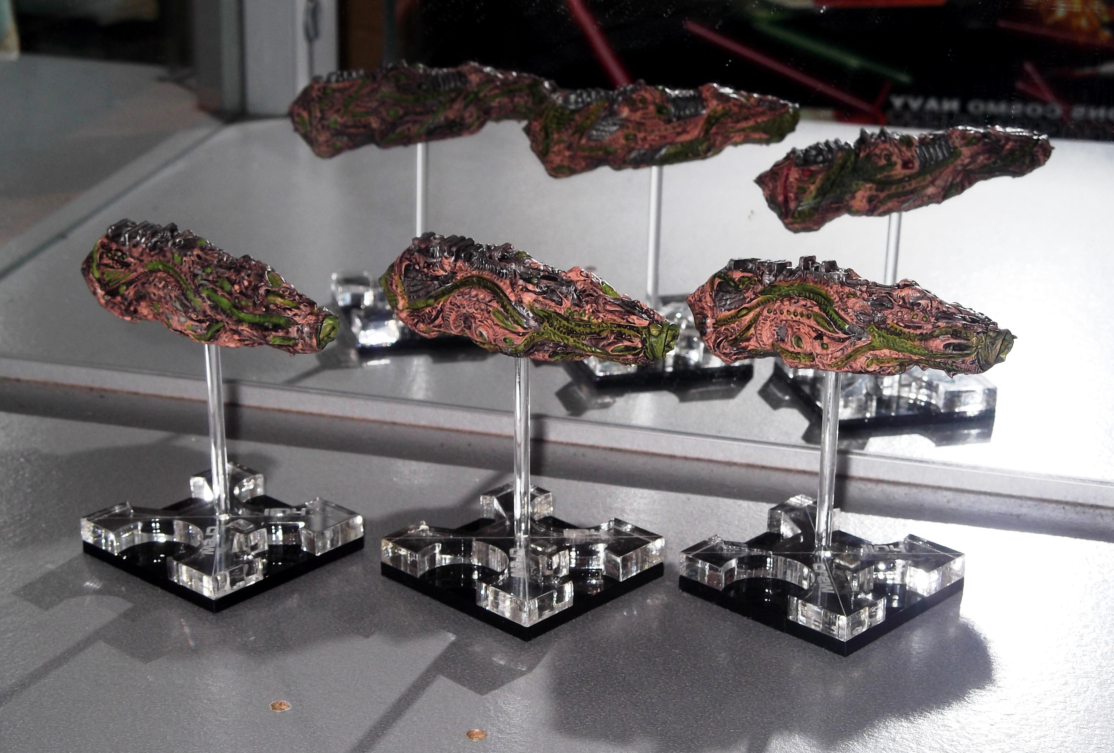 Battlefleet Gothic, Contagion, Firestorm Armada, Pathogen, Sculpting, Tyranids, Vallhemn, Warhammer 40,000