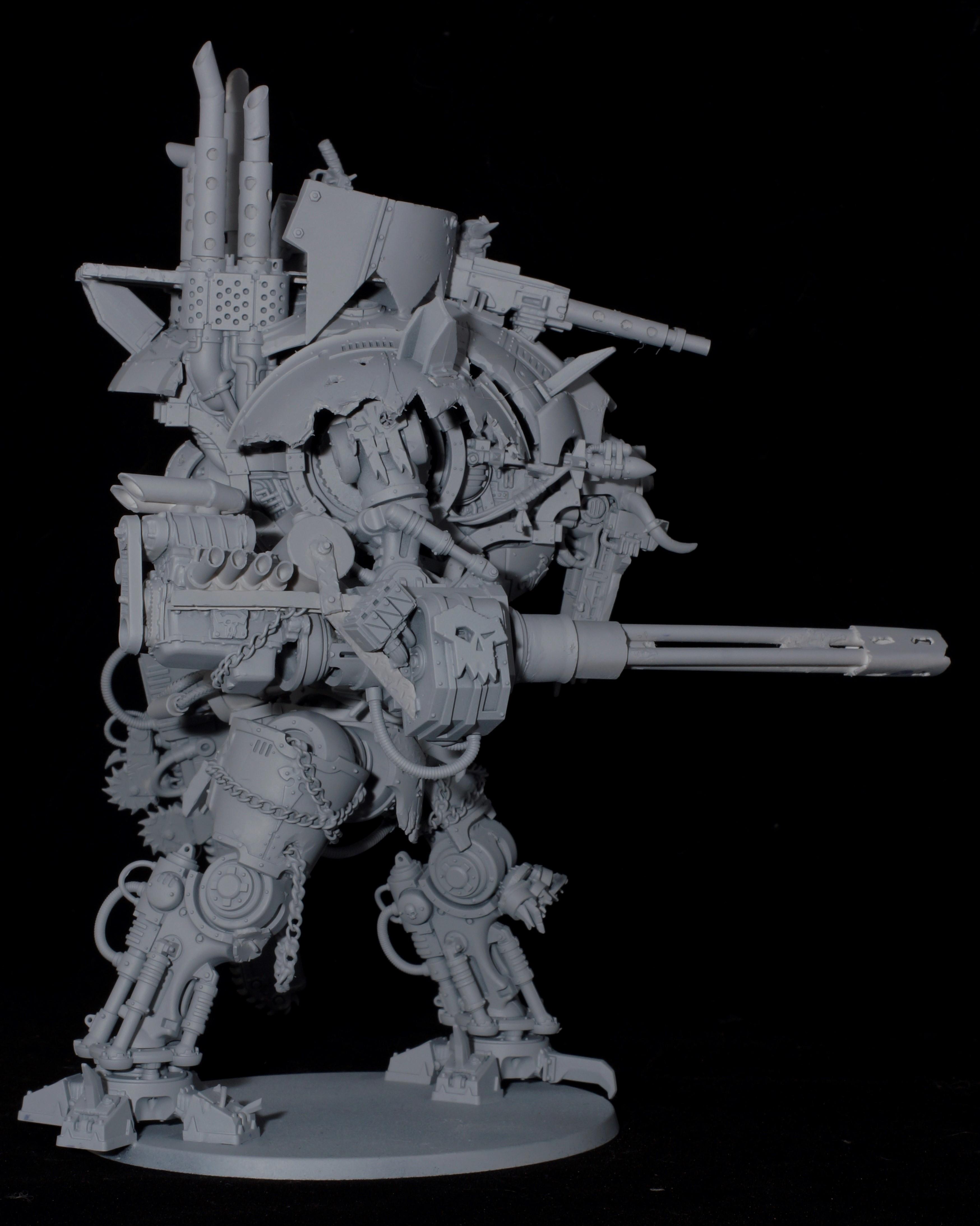 Gigashoota, Imperial Knight, Loot, Looted, Orks, V8