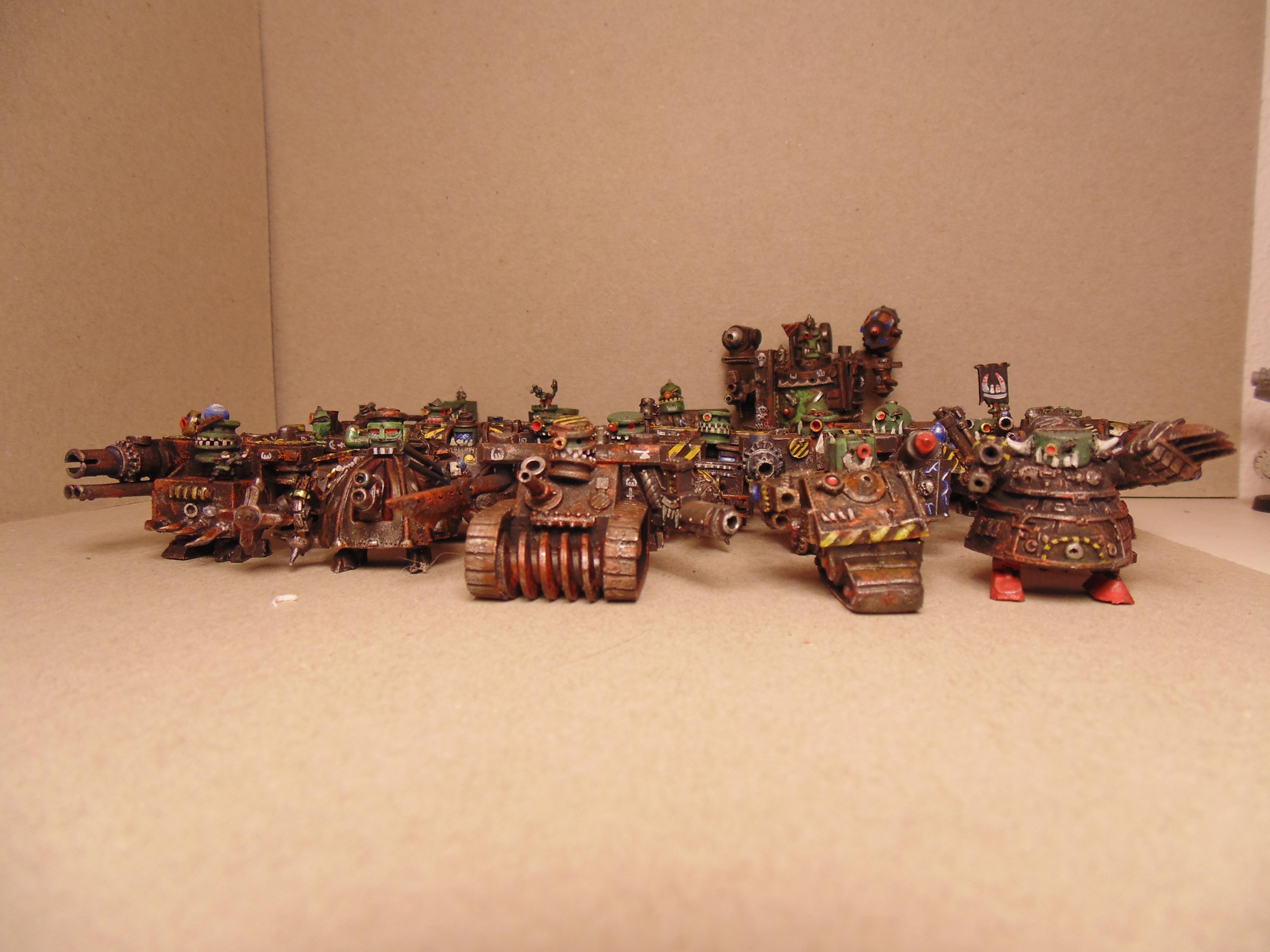 6mm, Army, Conversion, Epic, Gargant, Green, Mob, Nob, Oldhammer, Orks, Scratch, Scratch Build, Stampfa, Stompa, Superstompa, Waaagh, Warhammer 40,000