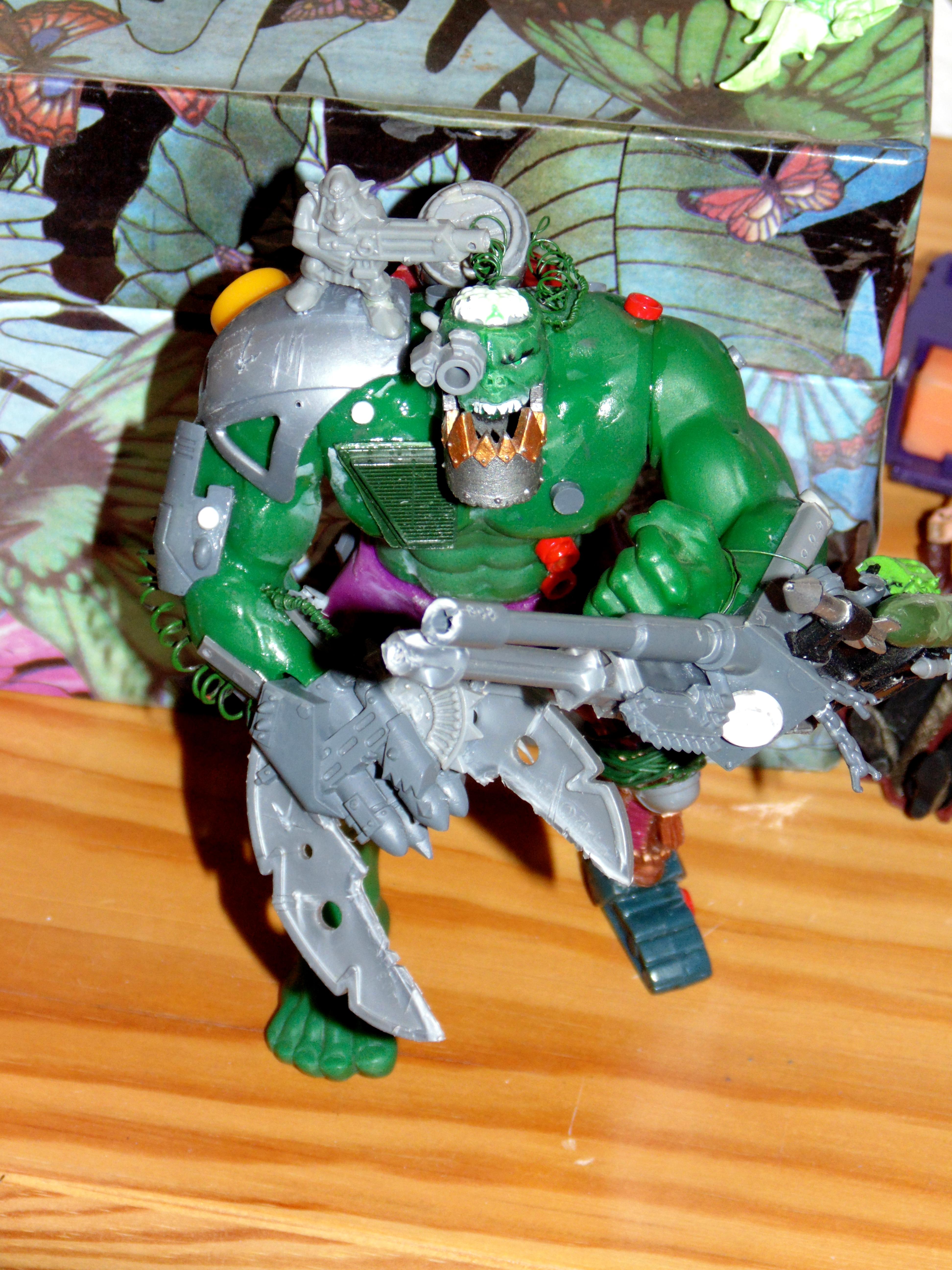 Big, Boss, Creature, Green, Huge, Hulk, Mega, Monstrous, Nob, Orks, Ruler, Scratch Build, Toy, Waagh