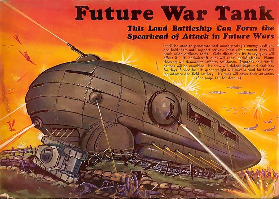 Dieselpunk, Land Ship, Retro, Steampunk, Super-heavy, Tank, World War 2