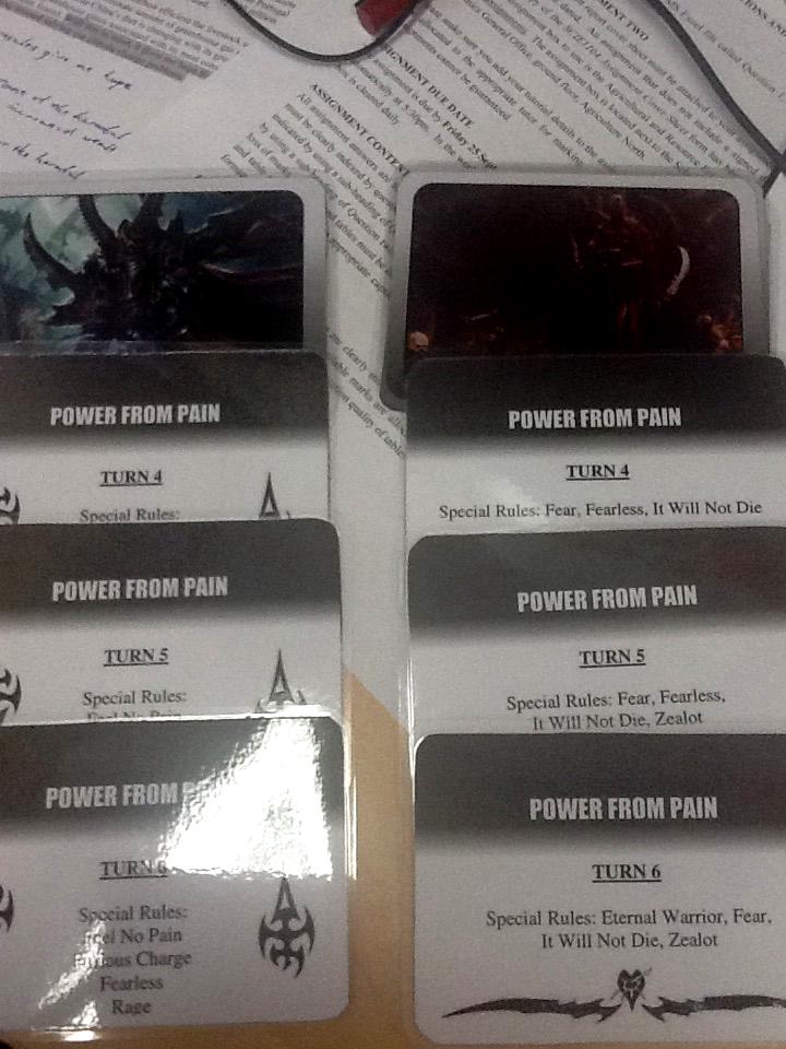 Power from Pain Cards
