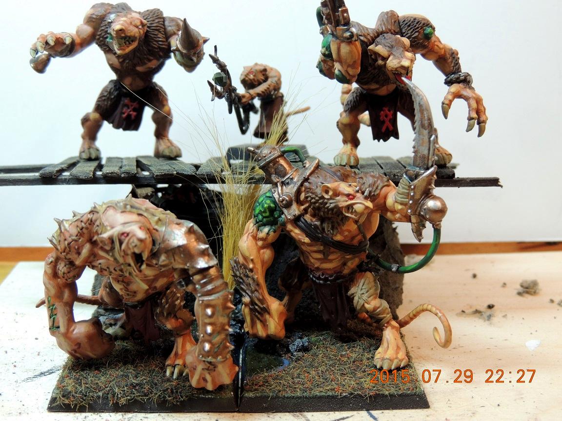 Skaven, Whf, Rat Ogres and Packmaster