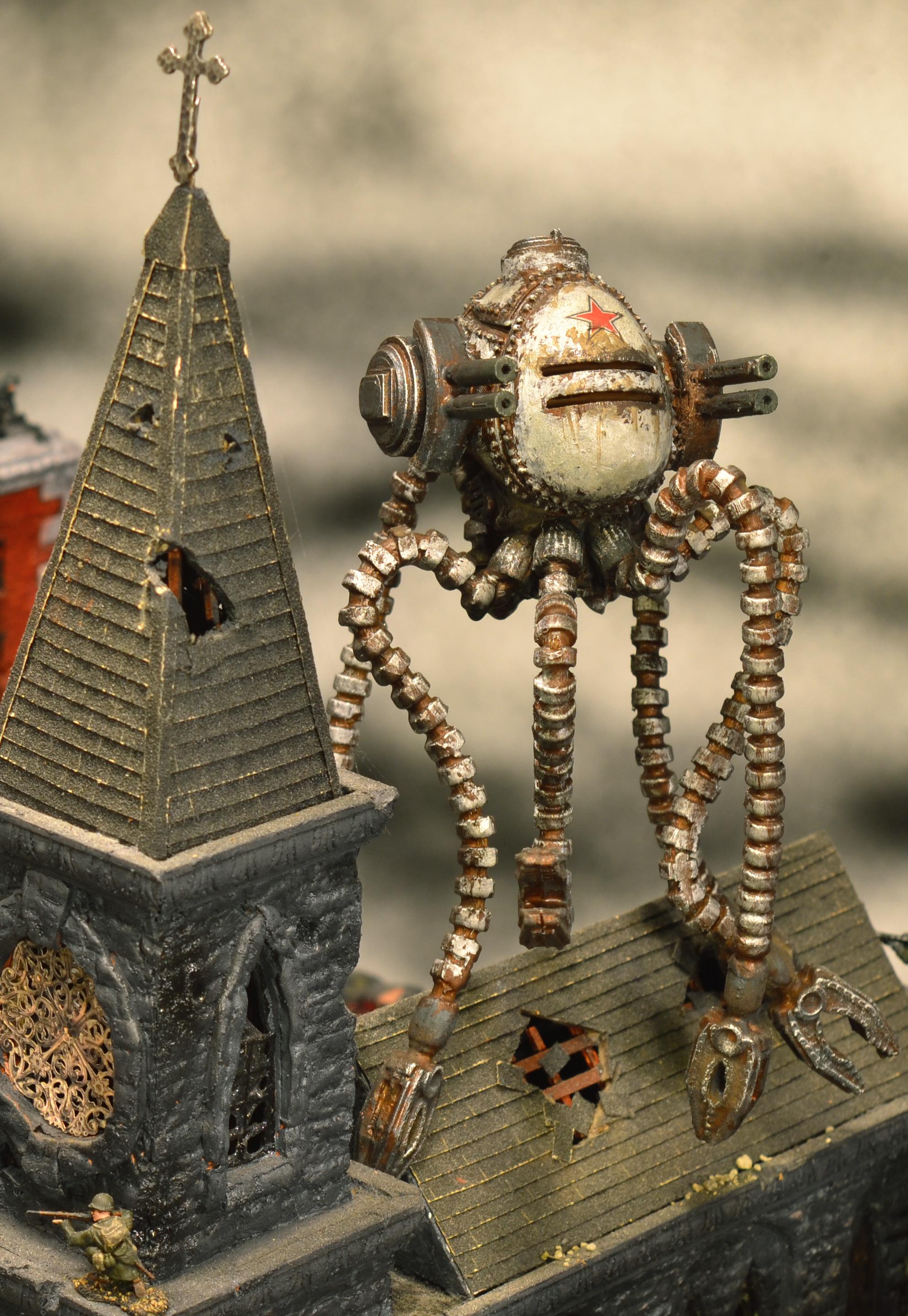 Dieselpunk, Robot, Steam Punk, Weird War Ii, World War 2