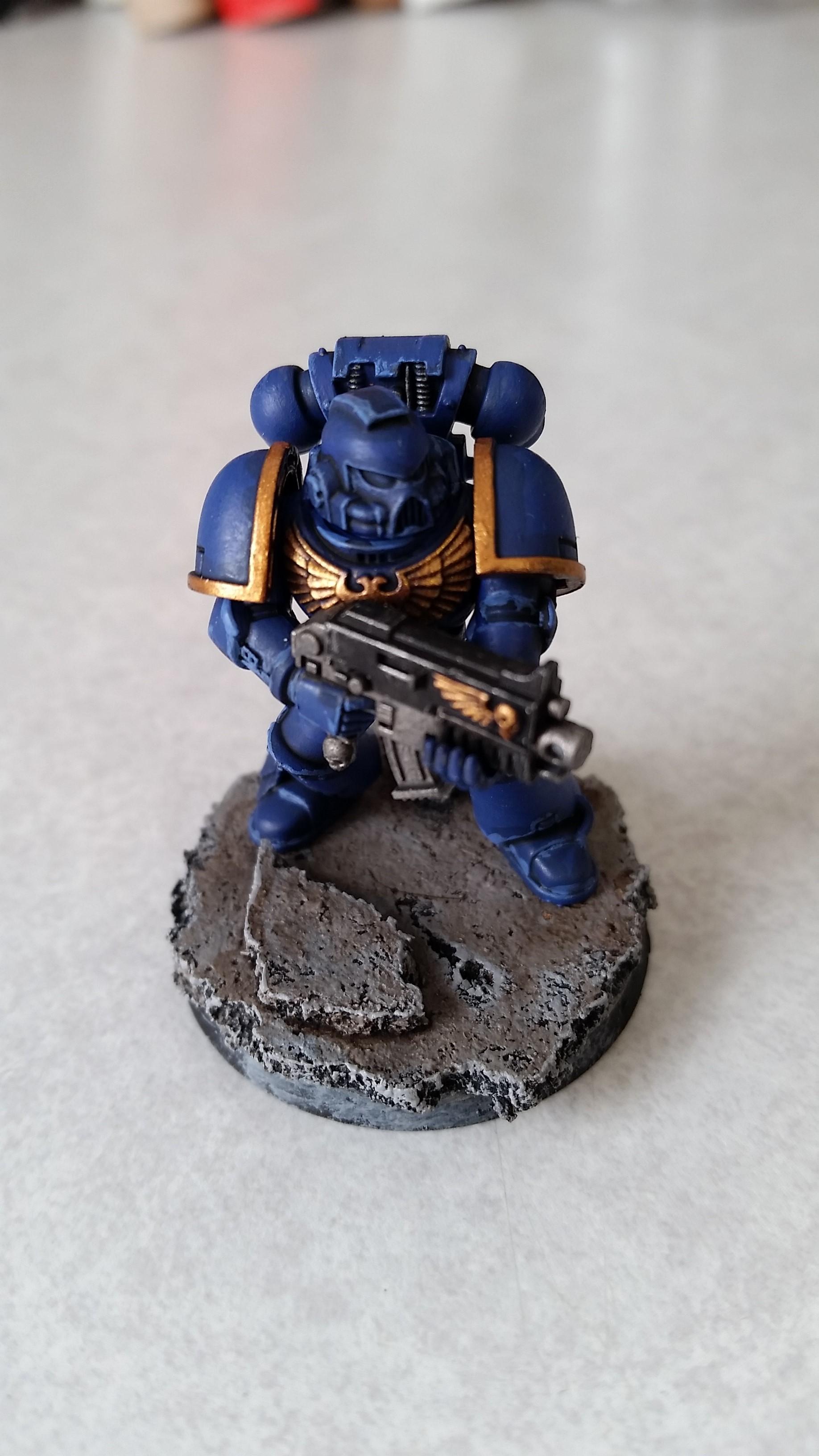 Bolter, Space Marines, Tactical, Ultramarines, Warhammer 40,000