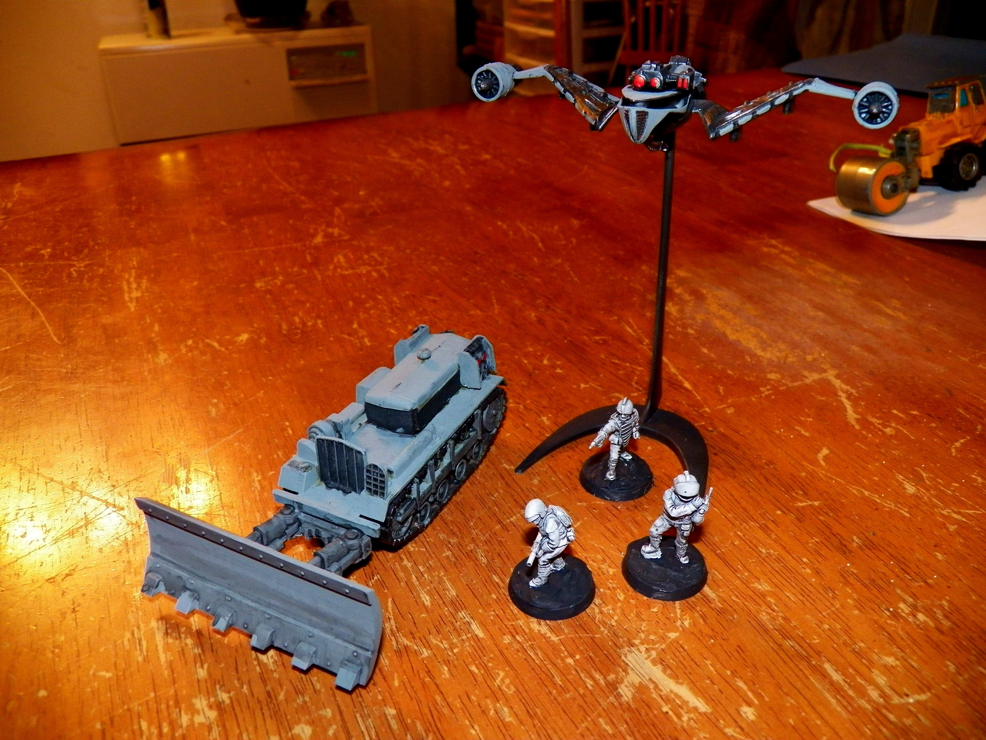 Bulldozer, Drone
