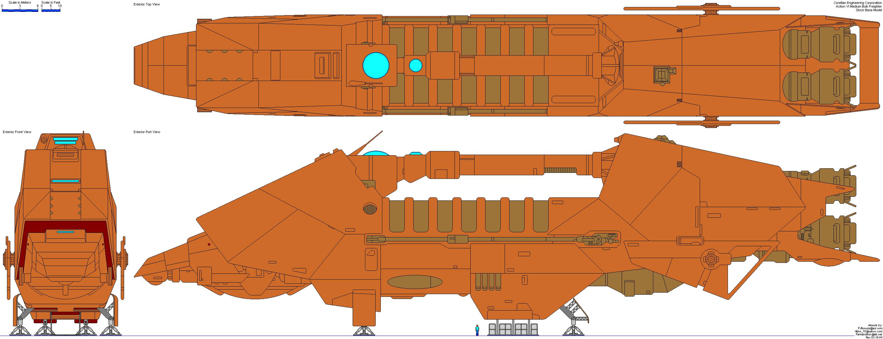 Bulk Freighter for X-Wing REF